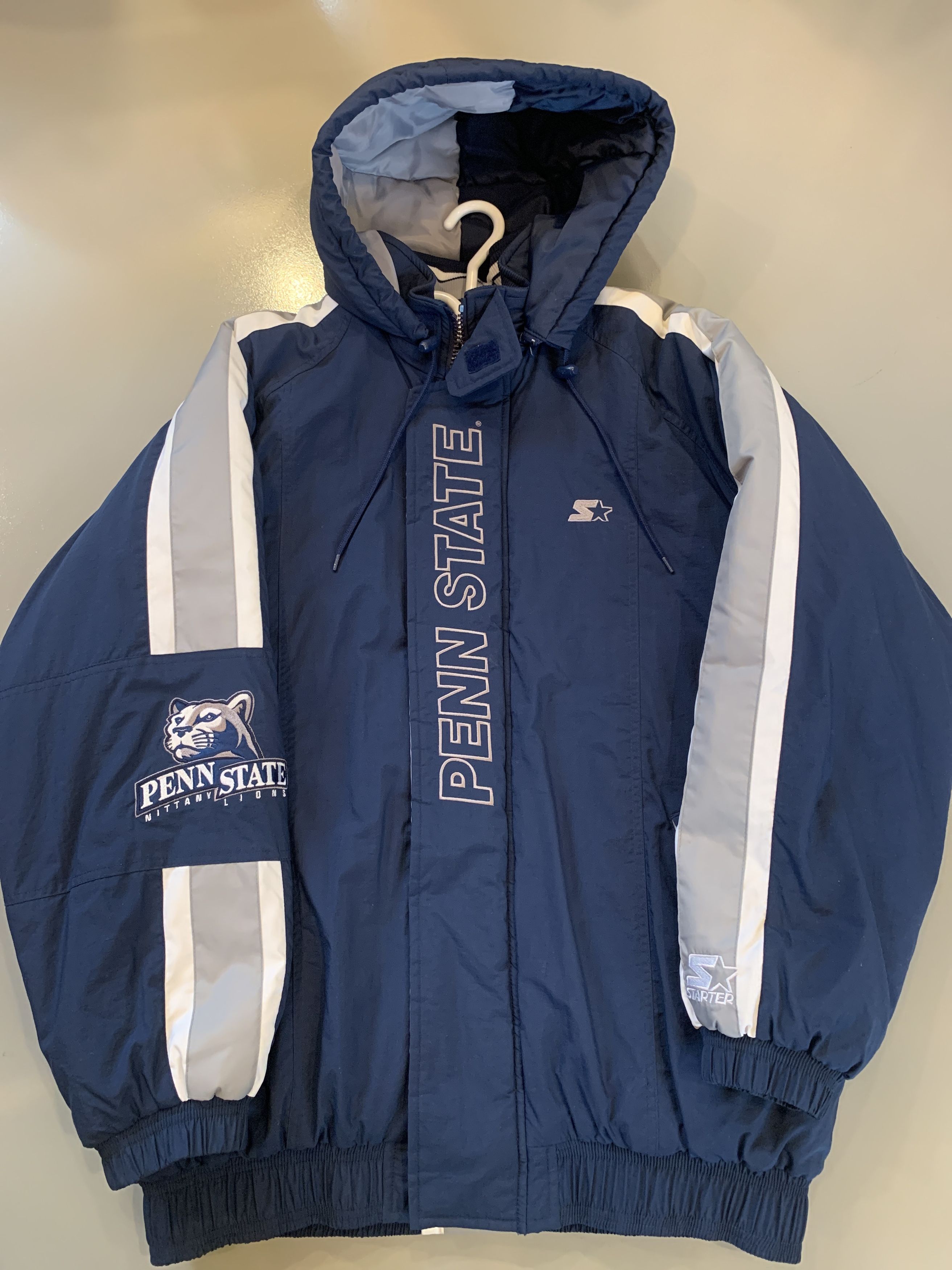 Starter RARE Starter Penn State Puffer Jacket Size US XL / EU 56 / 4 - 2 Thumbnail