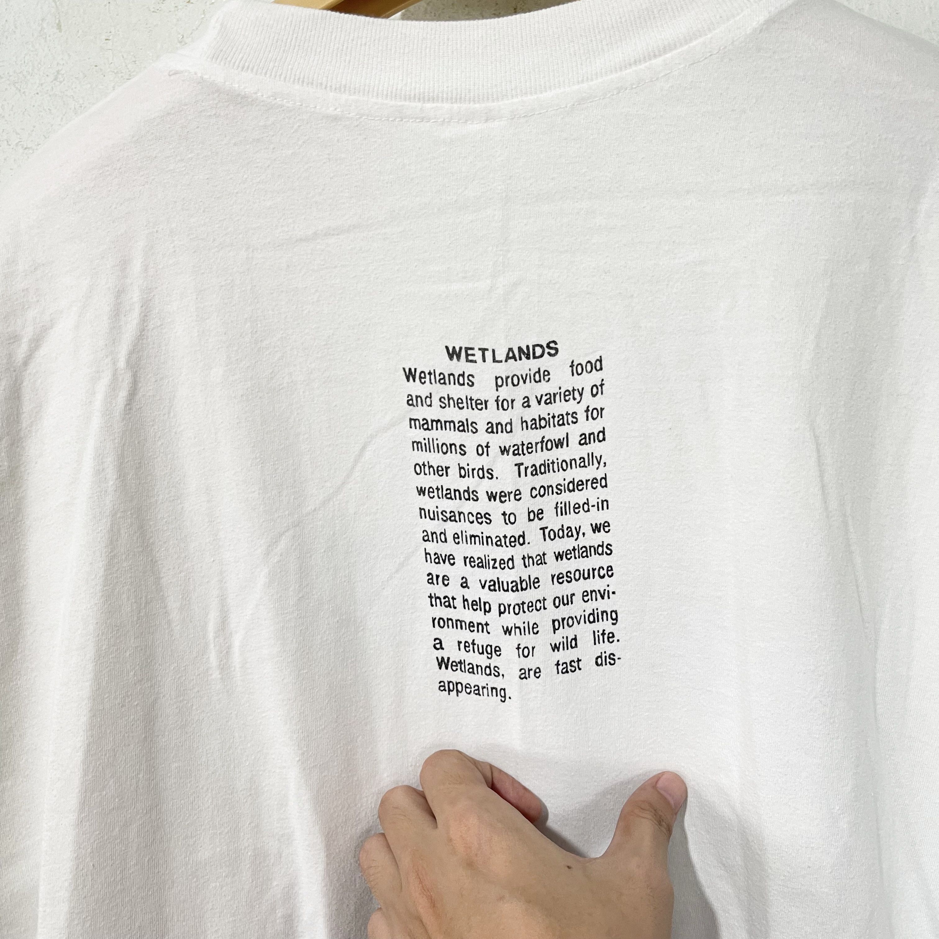 Vintage Vintage 90s Save the Mangroves T-Shirt Size US L / EU 52-54 / 3 - 5 Thumbnail