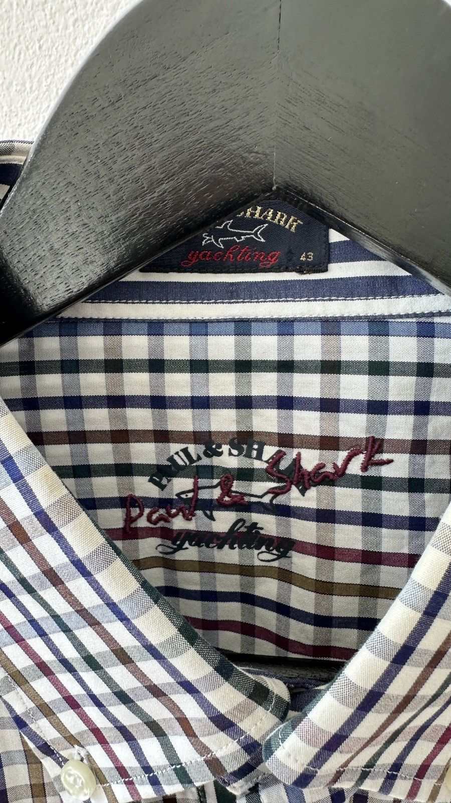 Paul & Shark Paul & Shark Yachting Shirt Check Button Down Made in Italy Size US XL / EU 56 / 4 - 8 Thumbnail