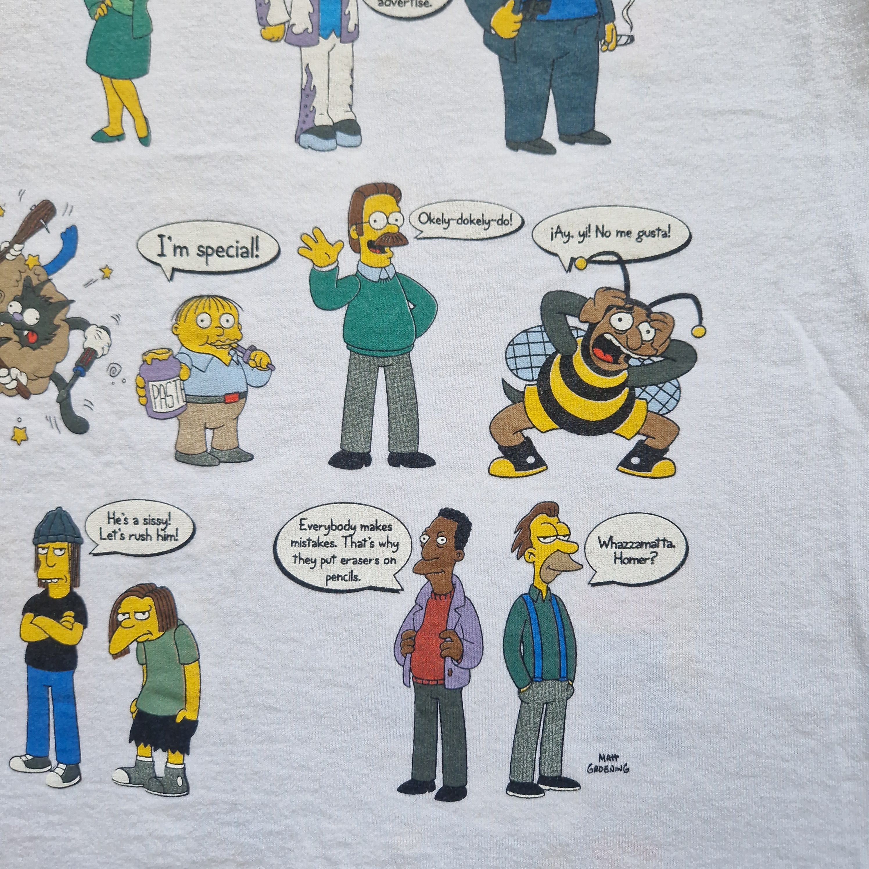 The Simpsons Vintage The Simpsons "Citizens of Springfield" T-Shirt Size US S / EU 44-46 / 1 - 5 Thumbnail