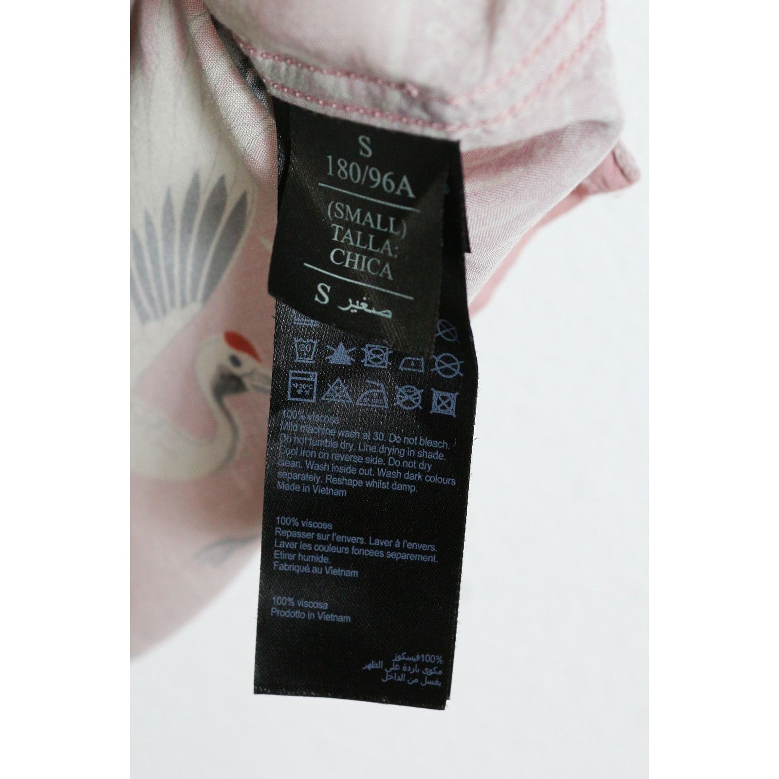Allsaints Allsaints Tsuru Japanese Printed Viscose Open Collar Shirt Size US S / EU 44-46 / 1 - 4 Thumbnail