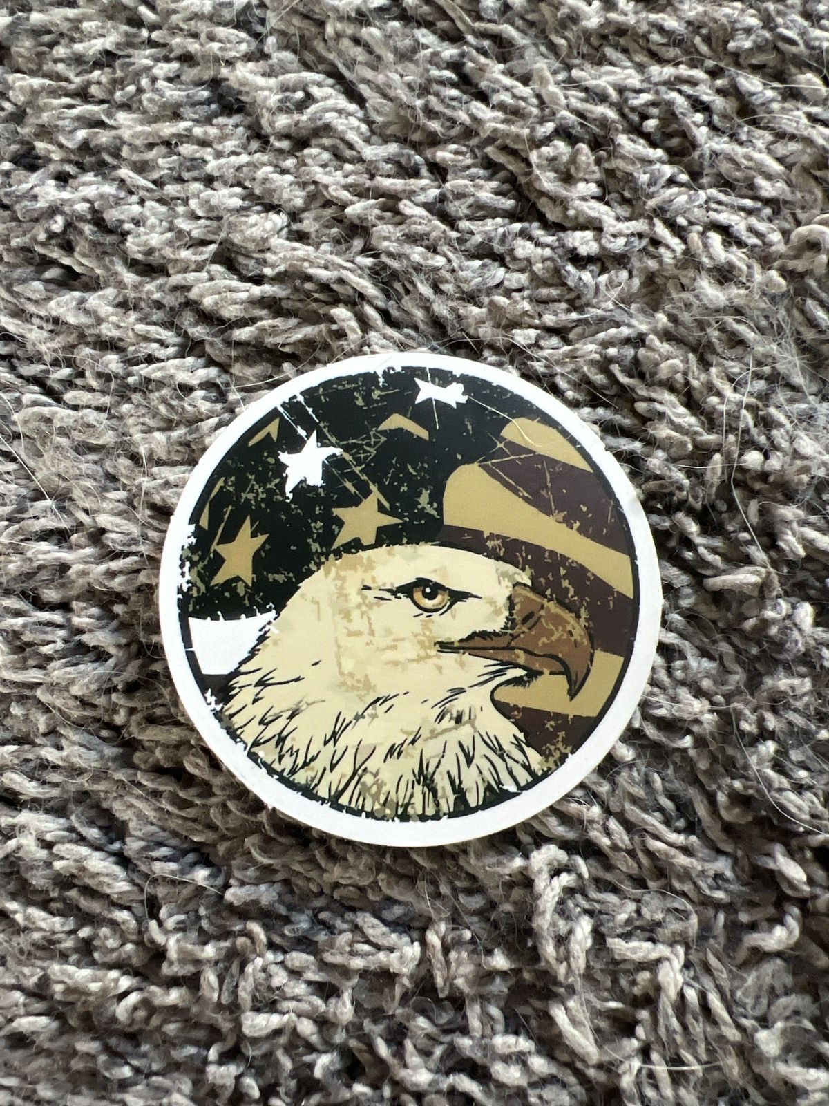 Hypebeast Bald Eagle American Flag Sticker Size ONE SIZE - 1 Thumbnail