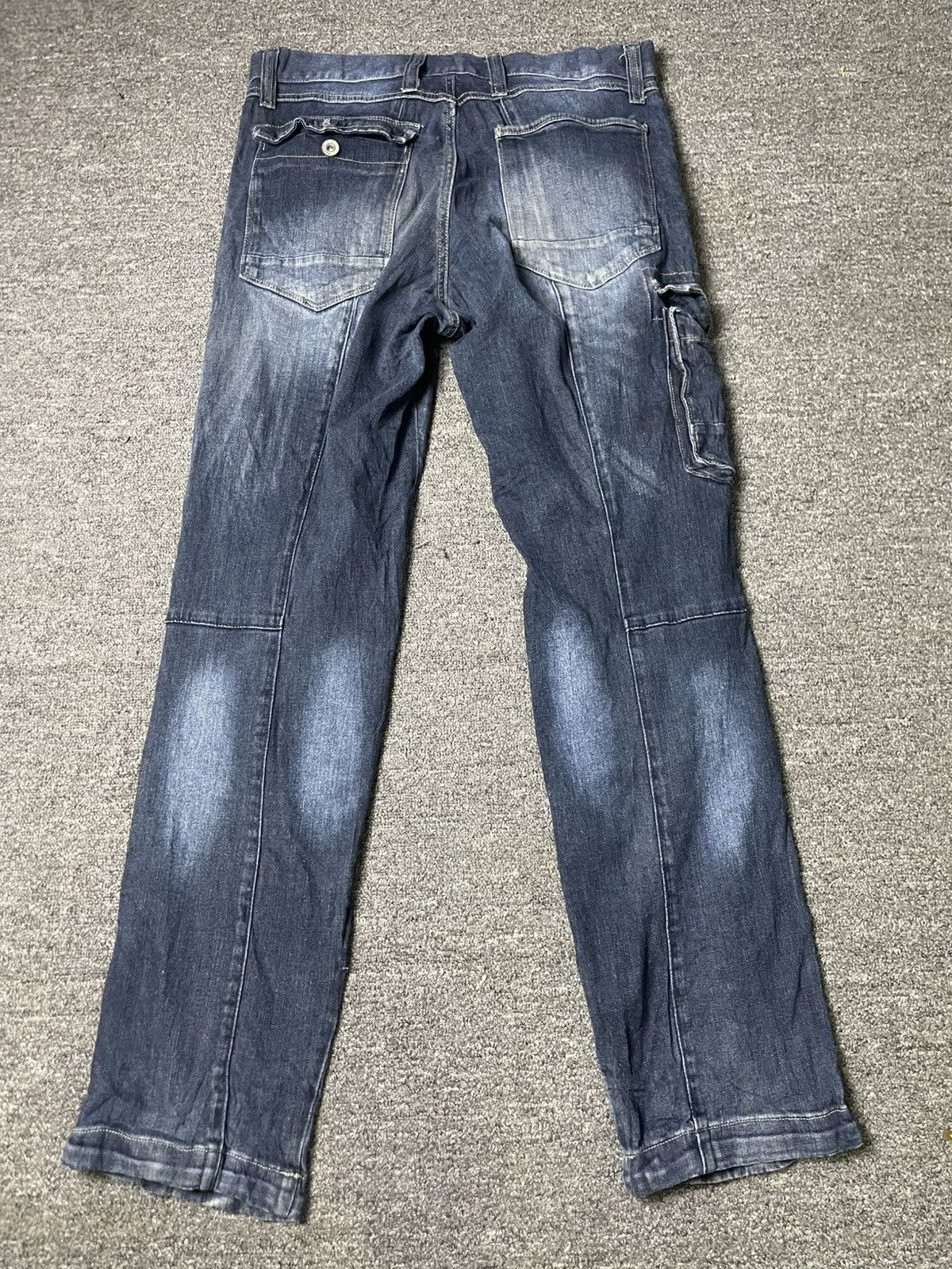 Japanese Brand × Vintage Japanese Brand Multi pocket Cargo Jeans (83) Size US 32 / EU 48 - 13 Thumbnail