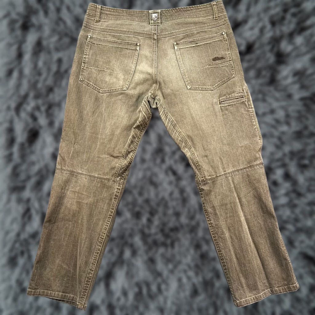 Denime Kuhl Riot Jeans Denim Pants Men's 36x30 Beige Vintage 90s Grunge Straight 5-Pocket Regular Shopwear Pants Men Size US 36 / EU 52 - 1 Thumbnail