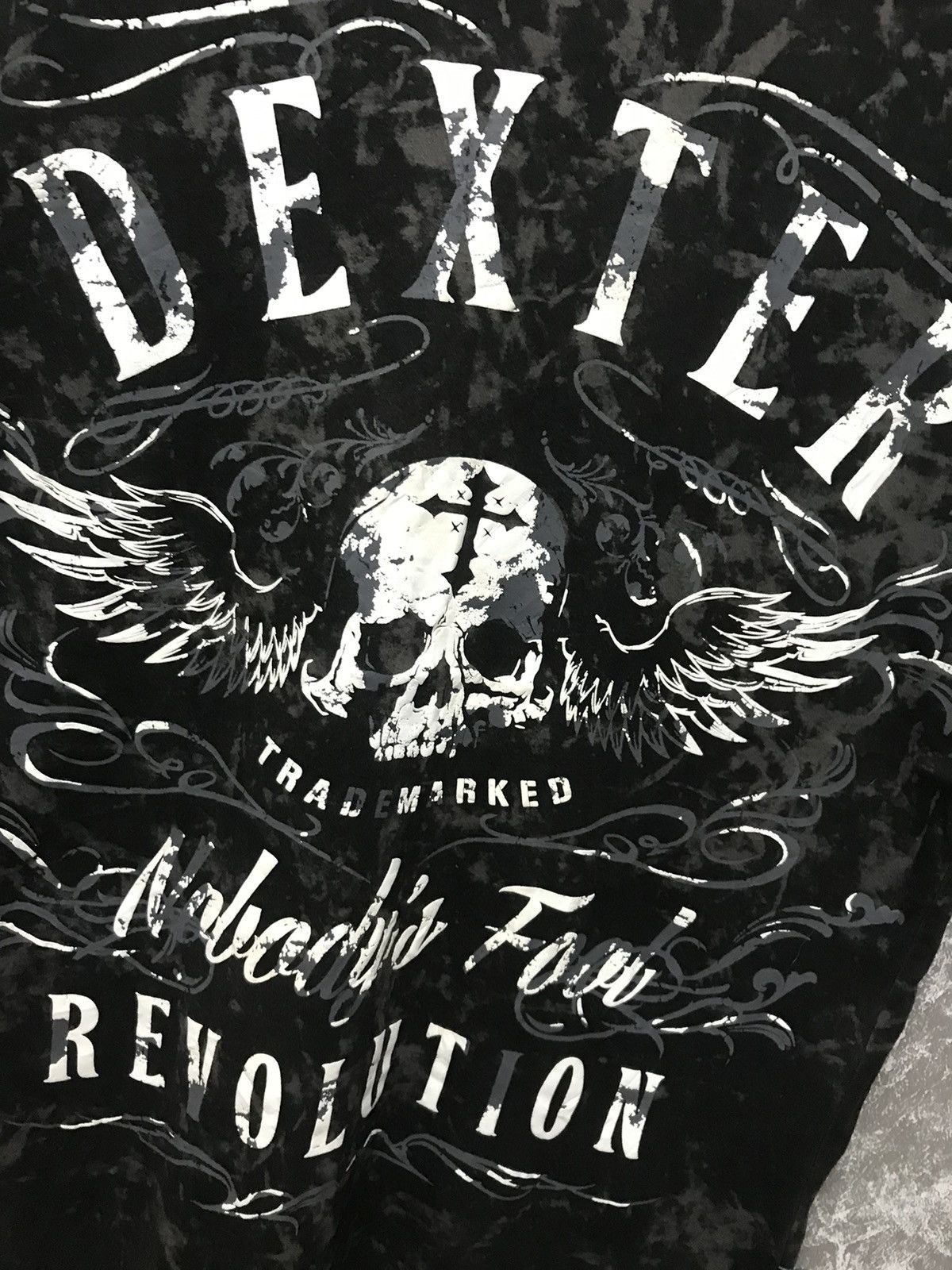 Affliction Dexter Affliction Skull Y2K Graphic Tee Size US M / EU 48-50 / 2 - 3 Thumbnail