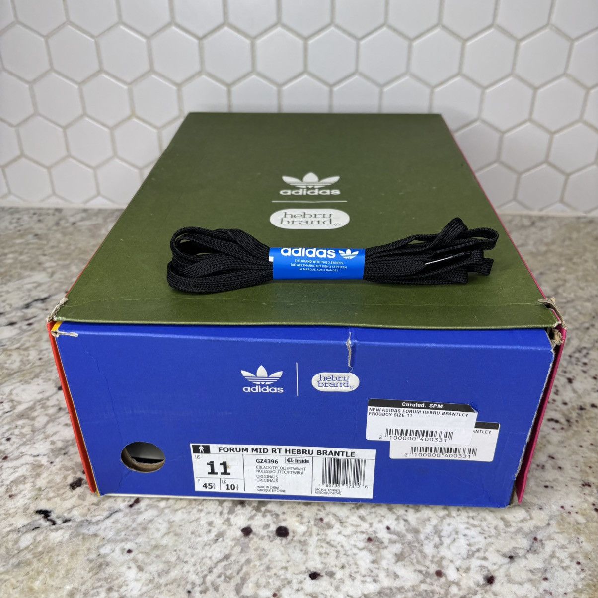 Adidas × Hebru Brantley Size 11-adidas Forum Mid RTHebru Brantley Frogboy NEW Size US 11 / EU 44 - 11 Thumbnail