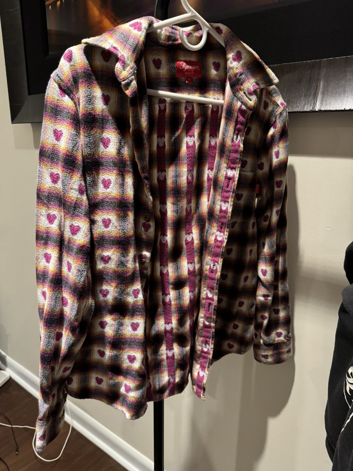 Supreme Supreme Hearts Flannel Size US S / EU 44-46 / 1 - 1 Thumbnail