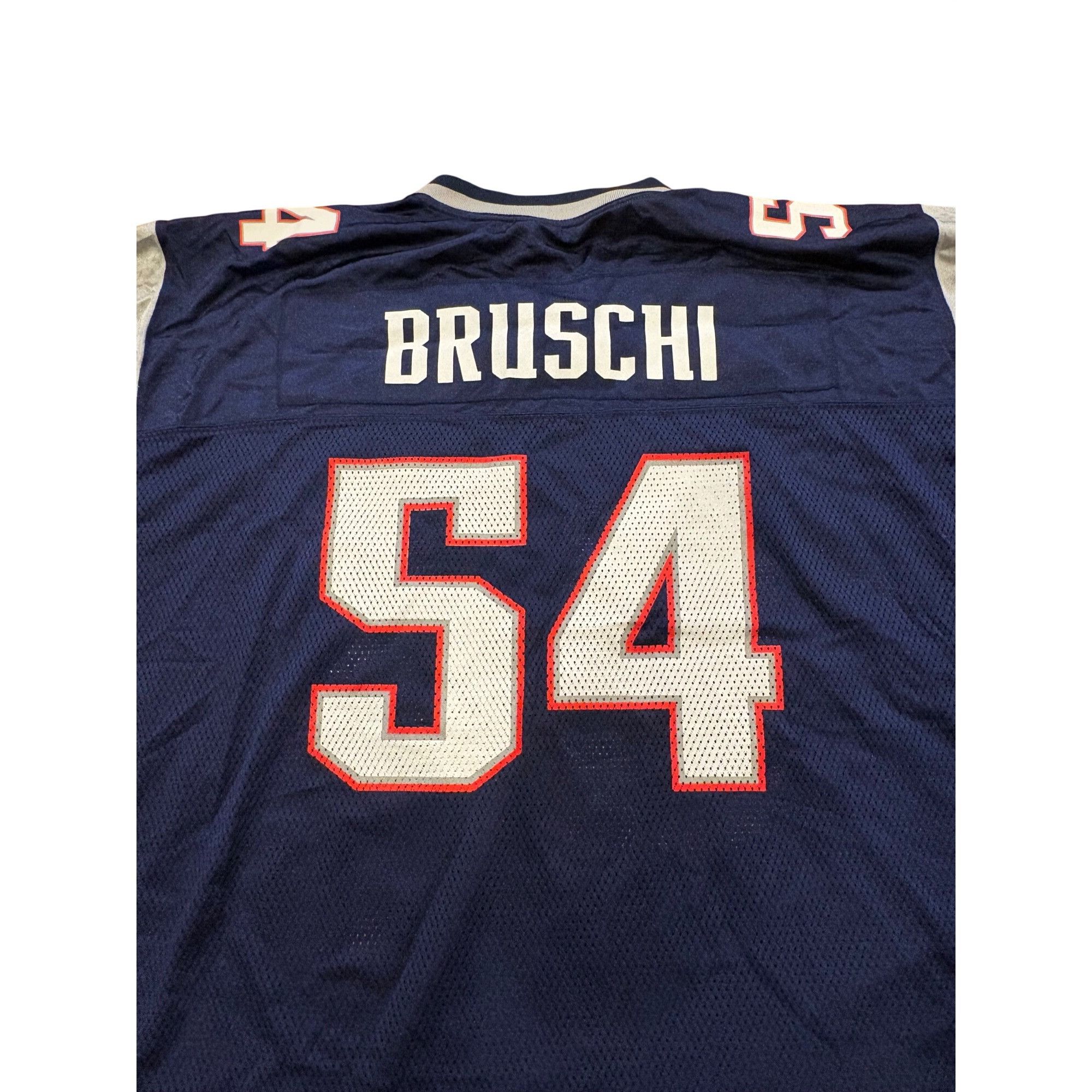 Reebok Reebok New England Patriots Tedy Bruschi #54 Home Blue NFL F Size US XXL / EU 58 / 5 - 6 Thumbnail
