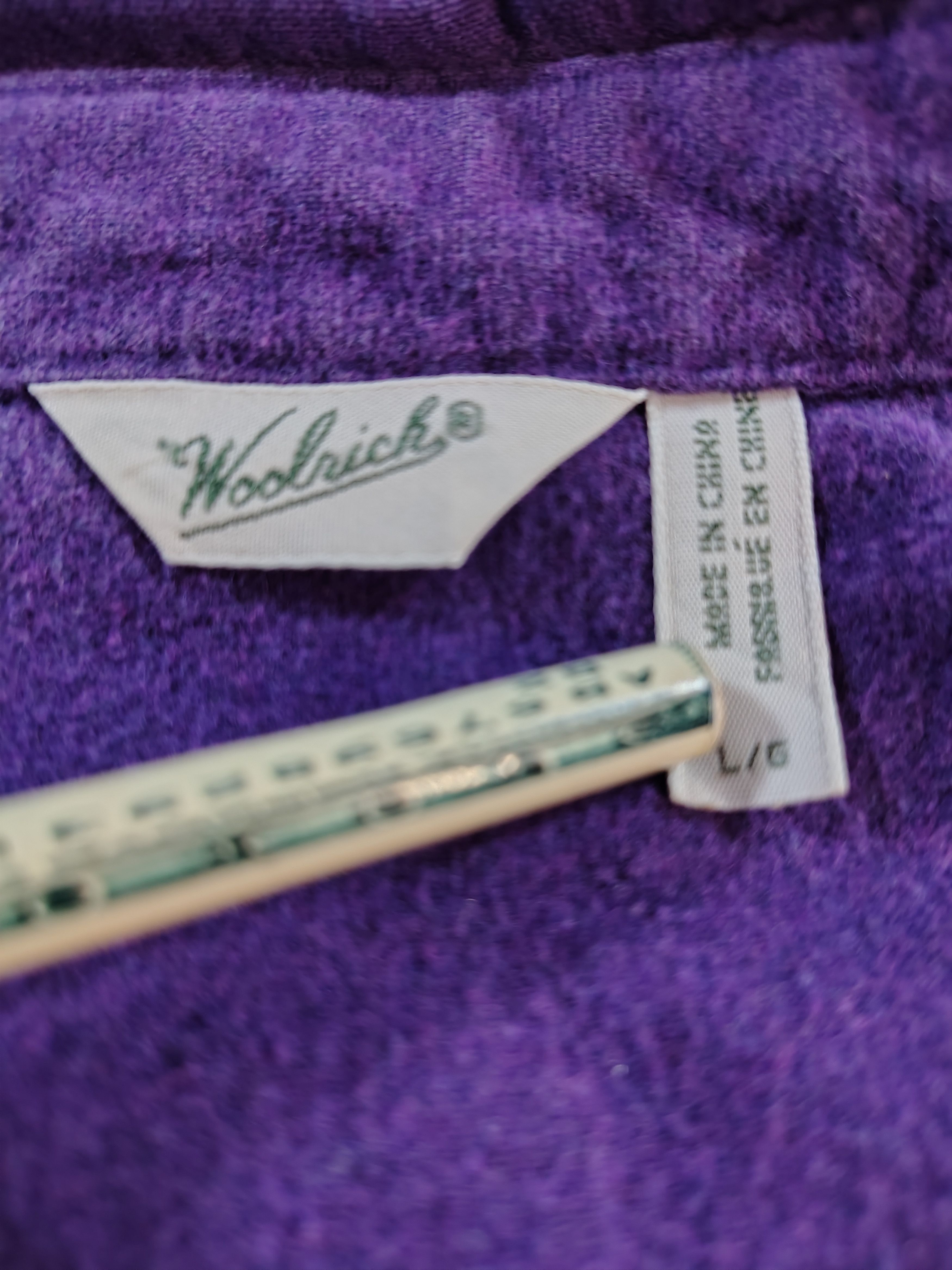 Woolrich Woolen Mills Women's Vintage Long Sleeve Purple Woolrich Button-Up Shirt Size L / US 10 / IT 46 - 8 Thumbnail