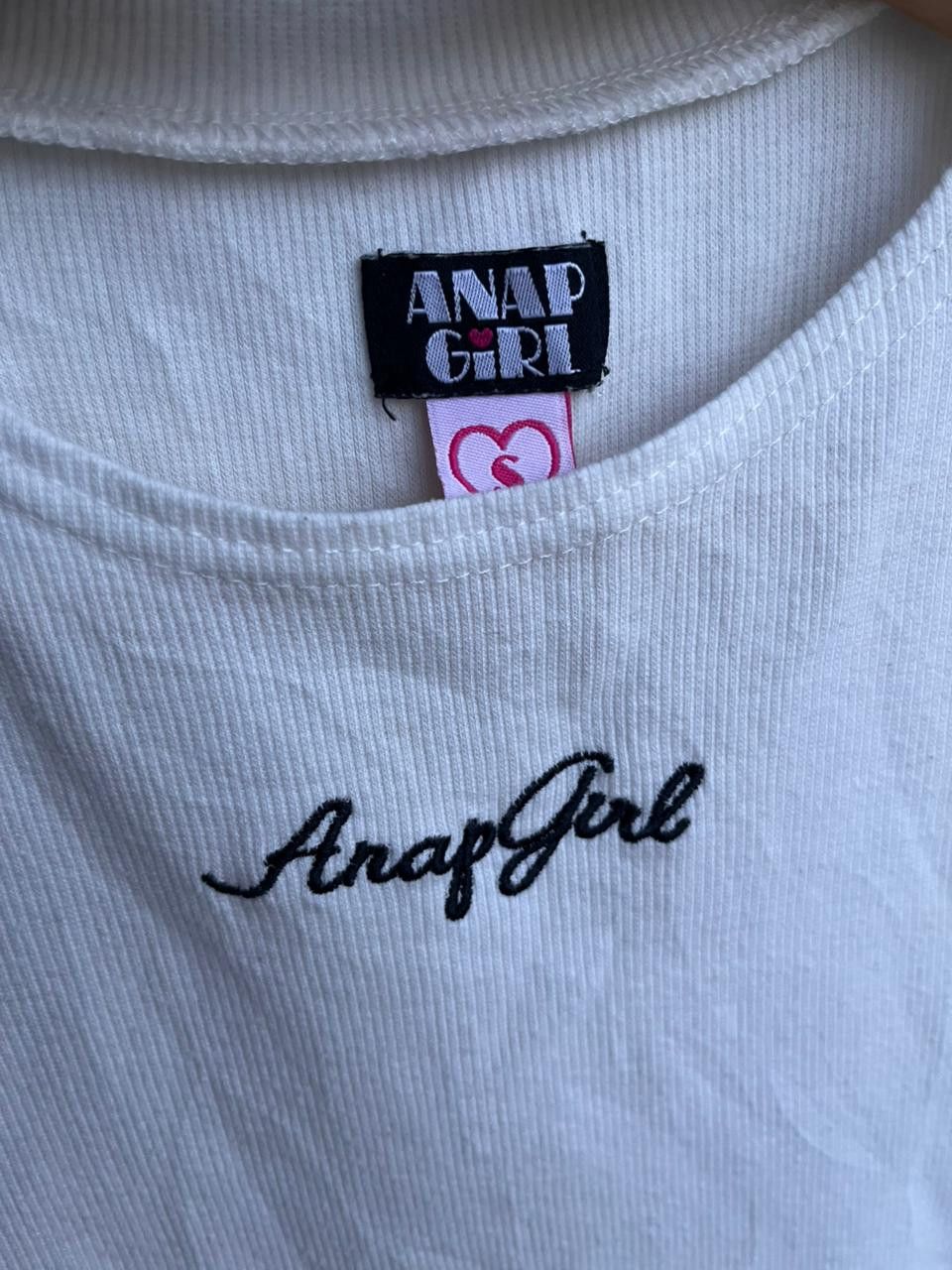 Japanese Brand STEAL! Anap Girl White Tanktop for Ladies LGB Size S / US 4 / IT 40 - 2 Thumbnail