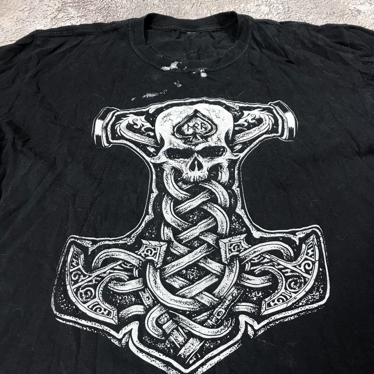 Vintage Vintage Y2K Graphic Tee Norse Mythology Dark Aesthetic XL Size US XL / EU 56 / 4 - 2 Thumbnail