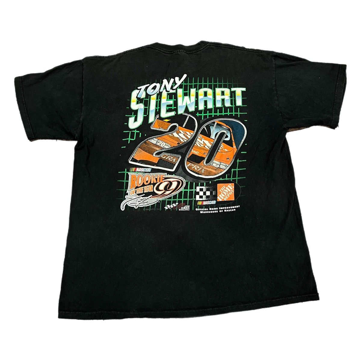 NASCAR Vintage Nascar Tony Stewart Rookie of the Year 1999 T-Shirt Size US XL / EU 56 / 4 - 2 Thumbnail