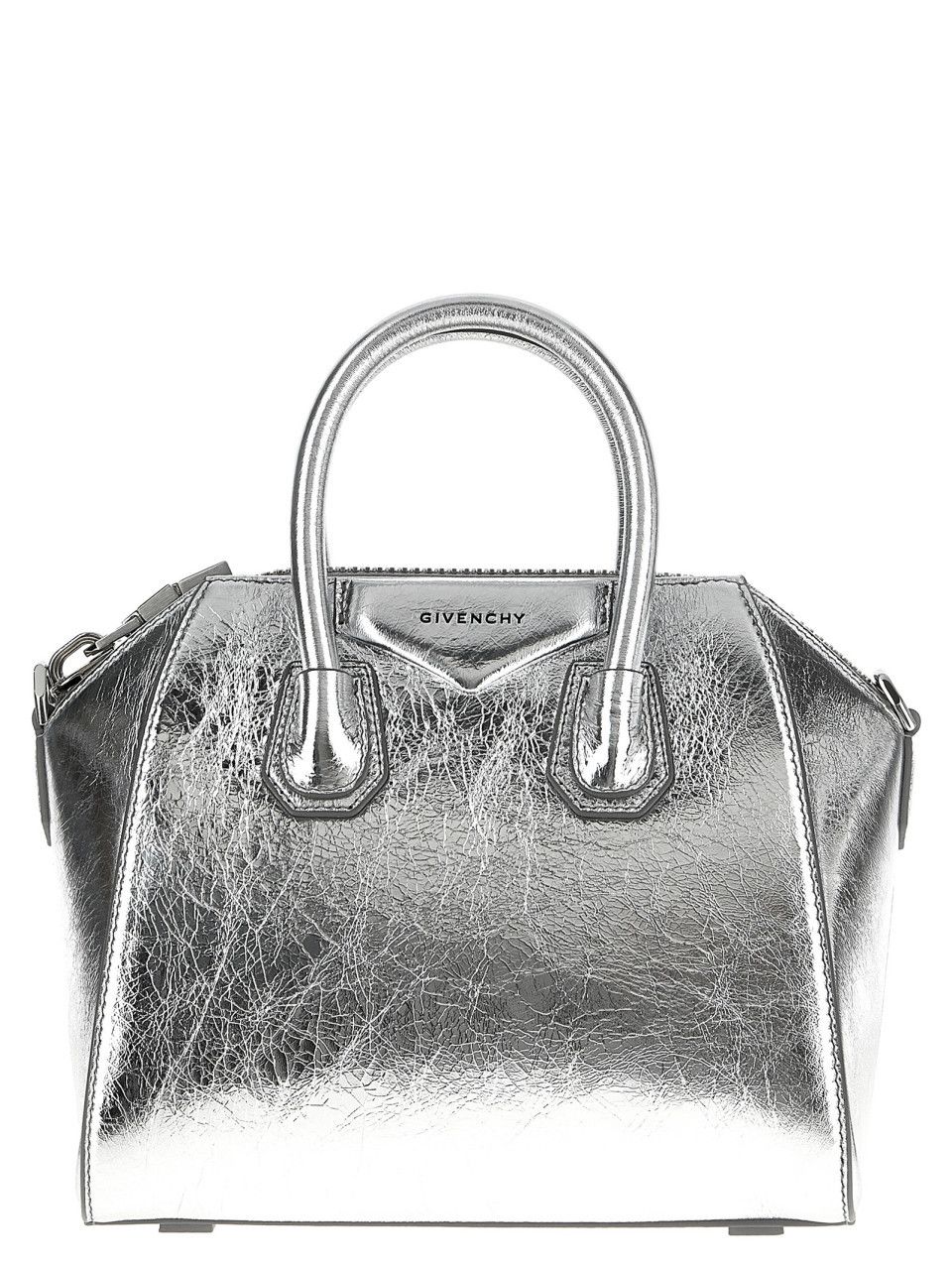 Givenchy o1w1db10825 Size: OS / Antigona Mini Bag in Silver Size ONE SIZE - 1 Thumbnail