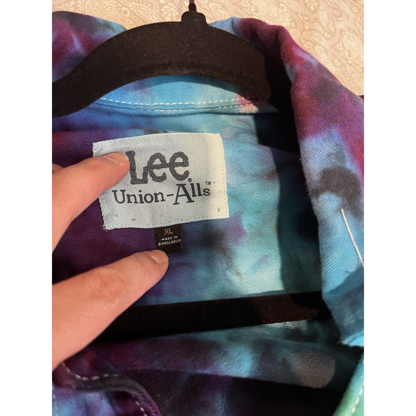 Lee Lee Union Alls Coveralls XL Tie Dye Workwear Jumpsuit Size US 40 / EU 56 - 22 Thumbnail