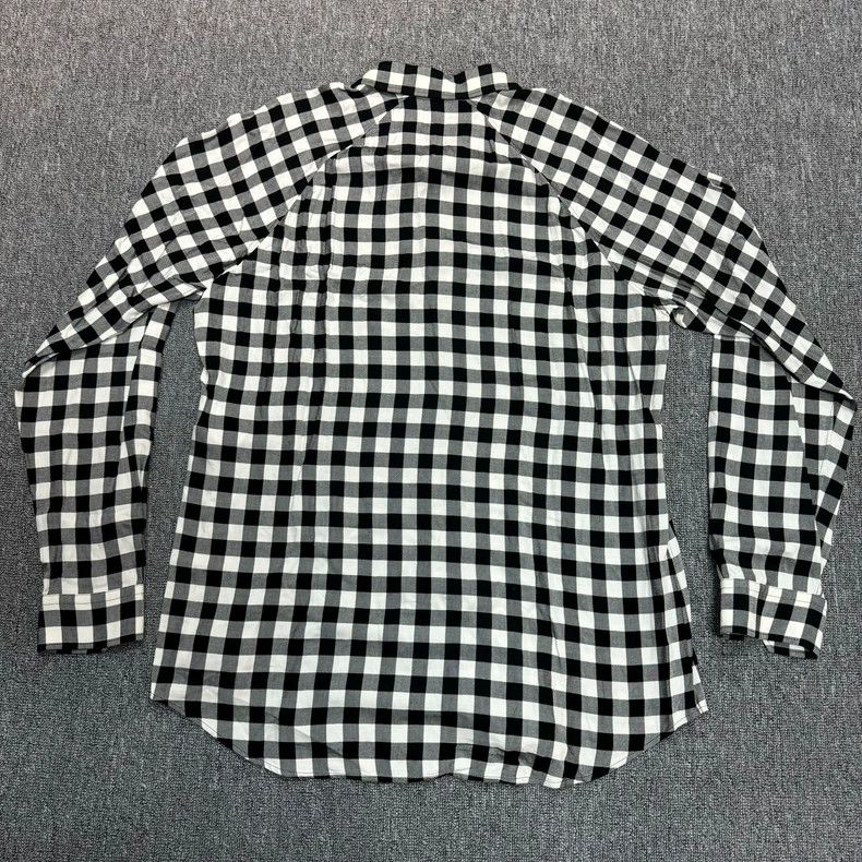 Balenciaga Balenciaga size 38 Black and white plaid long-sleeved shir Size M / US 6-8 / IT 42-44 - 2 Thumbnail