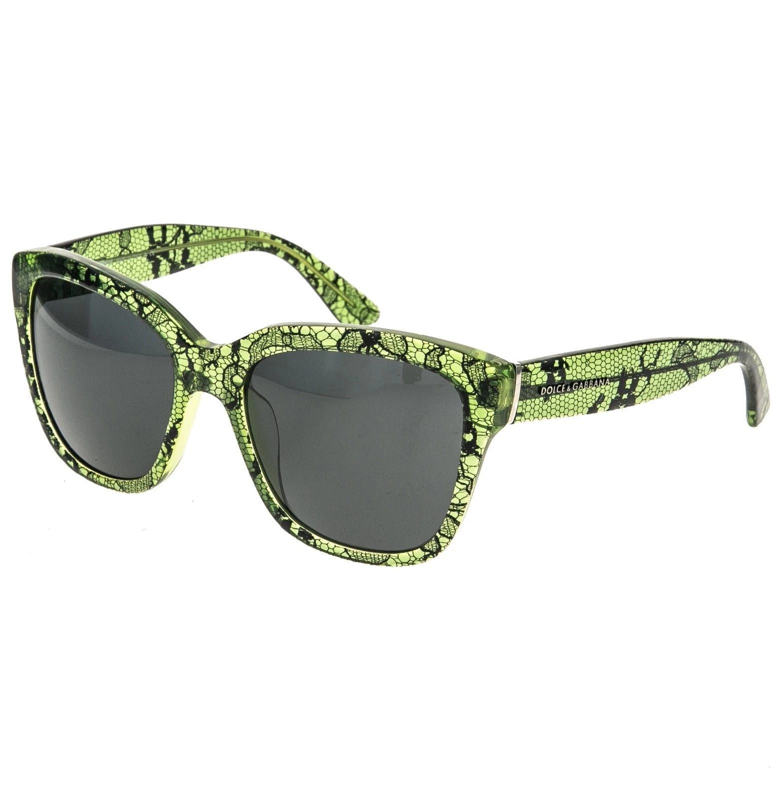 Dolce & Gabbana Dolce & Gabbana DG4226 4226 CHANTILLY LACE Green Sunglasses Size ONE SIZE - 3 Thumbnail