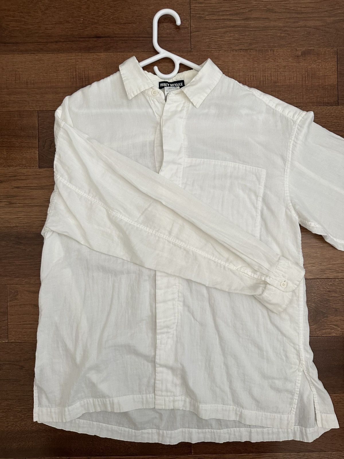 Issey Miyake Issey Miyake - 1994 Dress Shirt Size US M / EU 48-50 / 2 - 6 Thumbnail