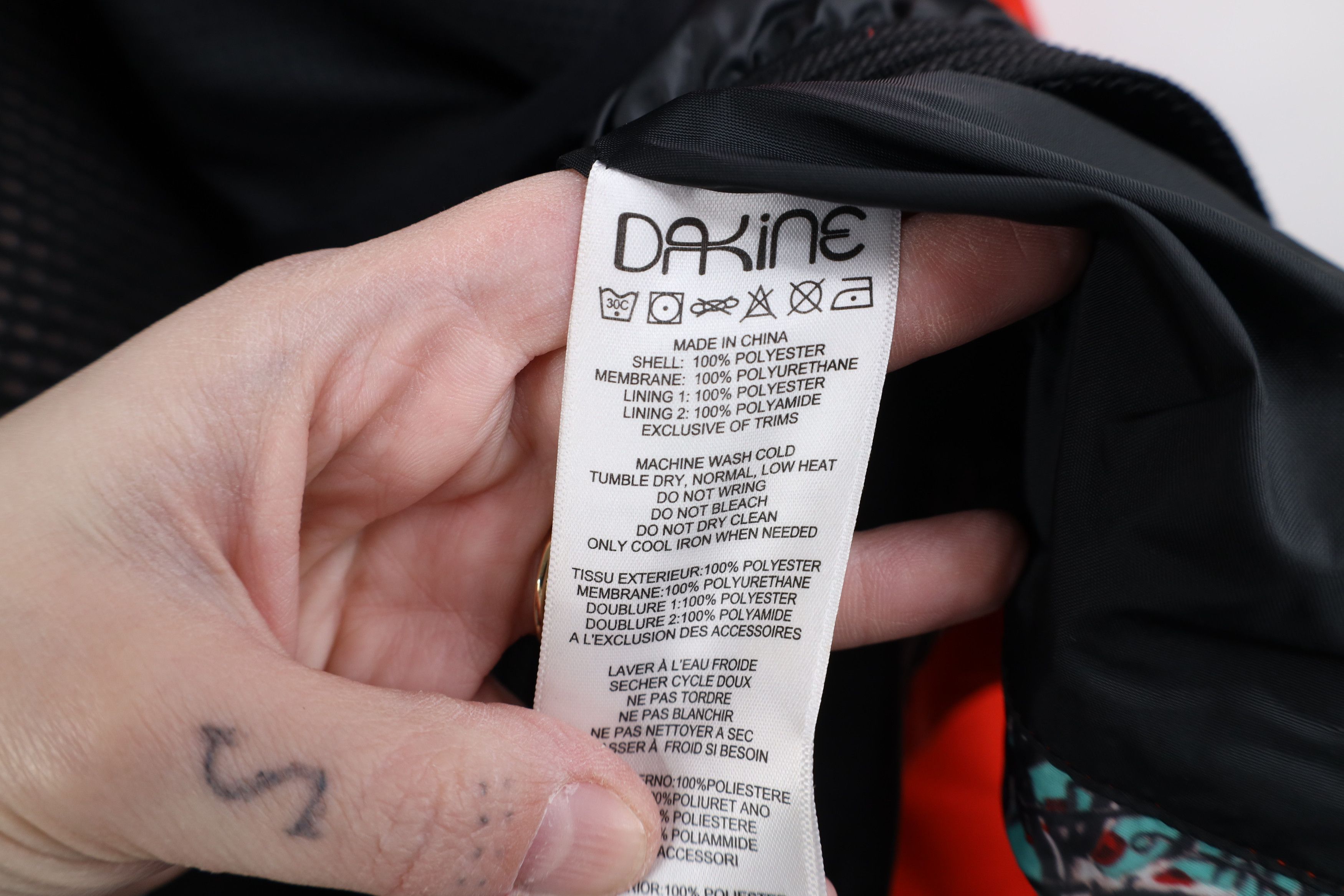 Dakine Dakine Spell Snowboarding Skiing Piper Hooded Winter Jacket Size L / US 10 / IT 46 - 12 Thumbnail