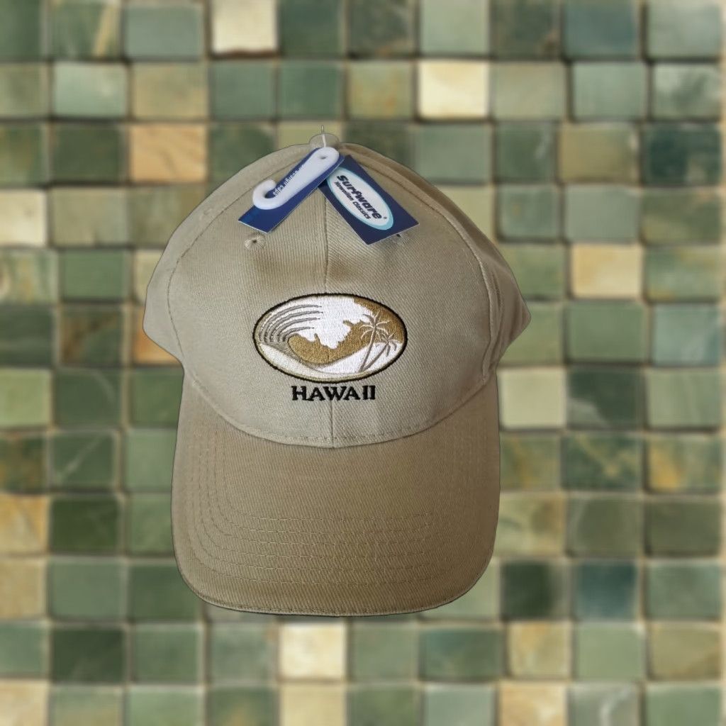 Vintage VINTAGE Surfware Baseball Cap One Size Brown 100% Cotton Hawaii Beach Mens Size ONE SIZE - 1 Thumbnail