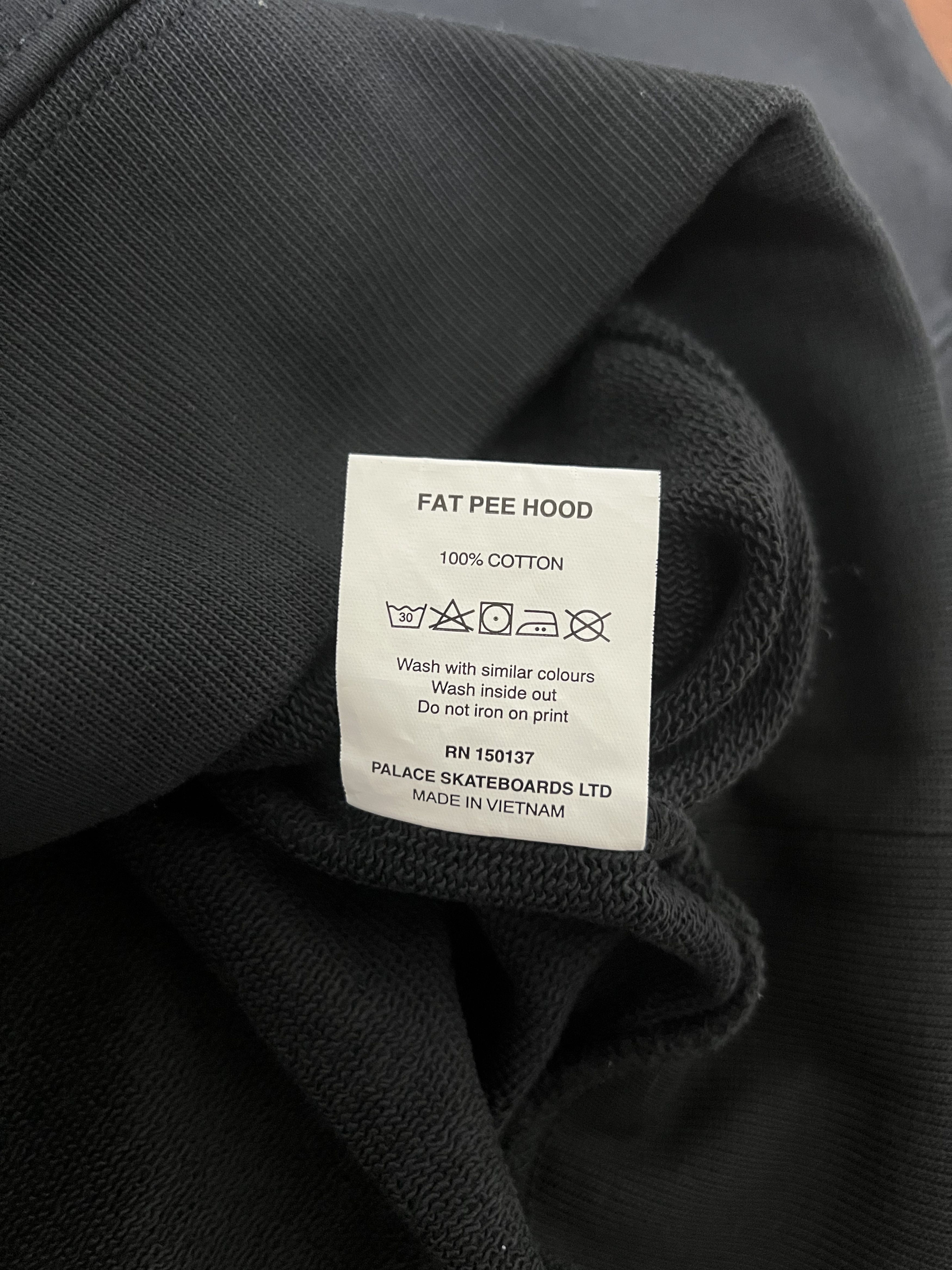 Palace 💚 2019 Palace Fat Pee Hoodie Black Medium NEW Size US M / EU 48-50 / 2 - 9 Thumbnail