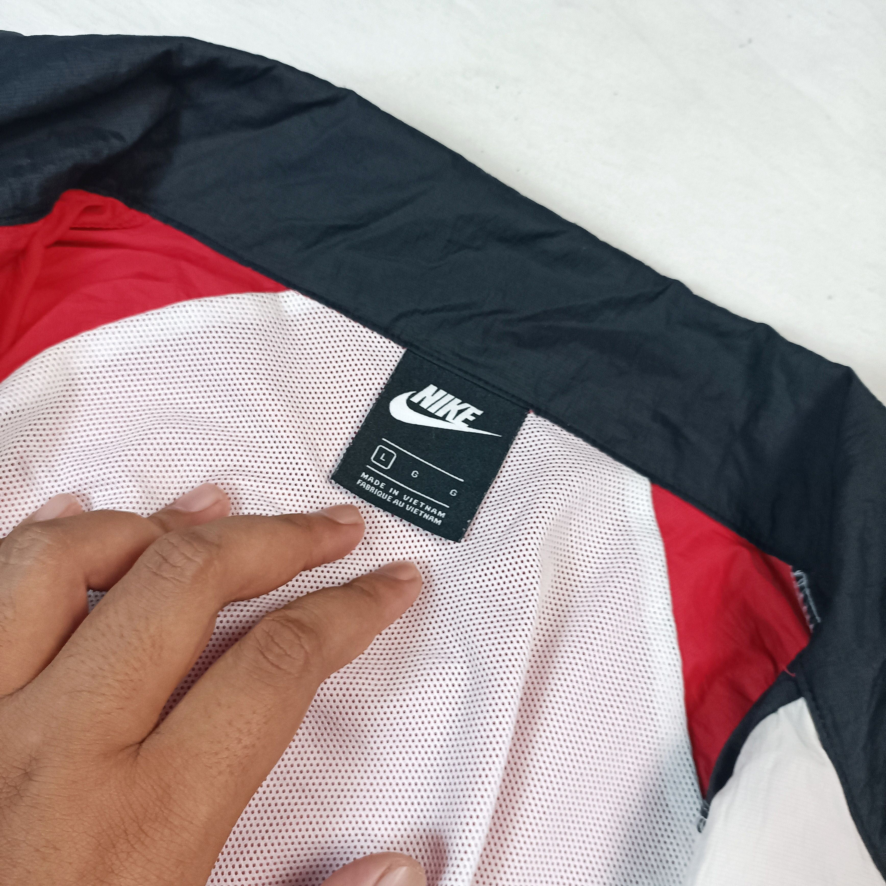 Japanese Brand × Nike 📦 LAST DROP | WMNS Nike Bigswoosh 3 tone Light Jacket Size L / US 10 / IT 46 - 6 Thumbnail