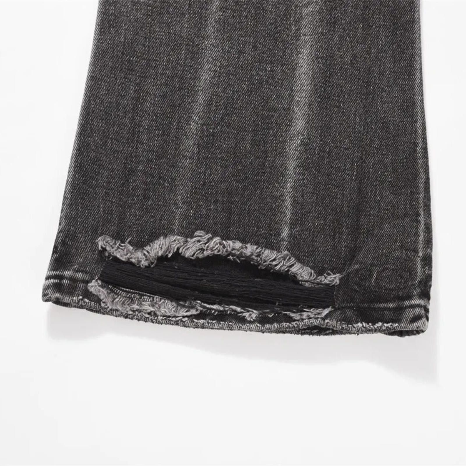 Japanese Brand Gutter Black Denim Jeans Size US 30 / EU 46 - 10 Thumbnail