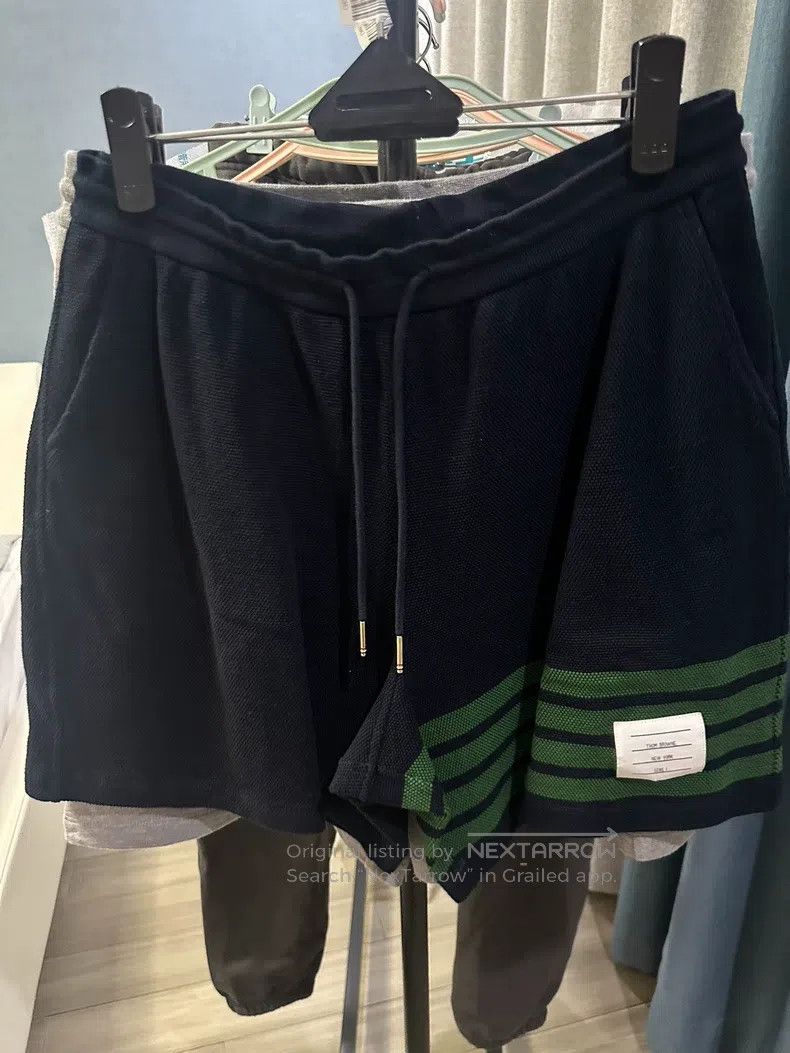 Thom Browne Thom Browne size 1 Striped Drawstring Three Quarter Pants, Size US 30 / EU 46 - 1 Thumbnail
