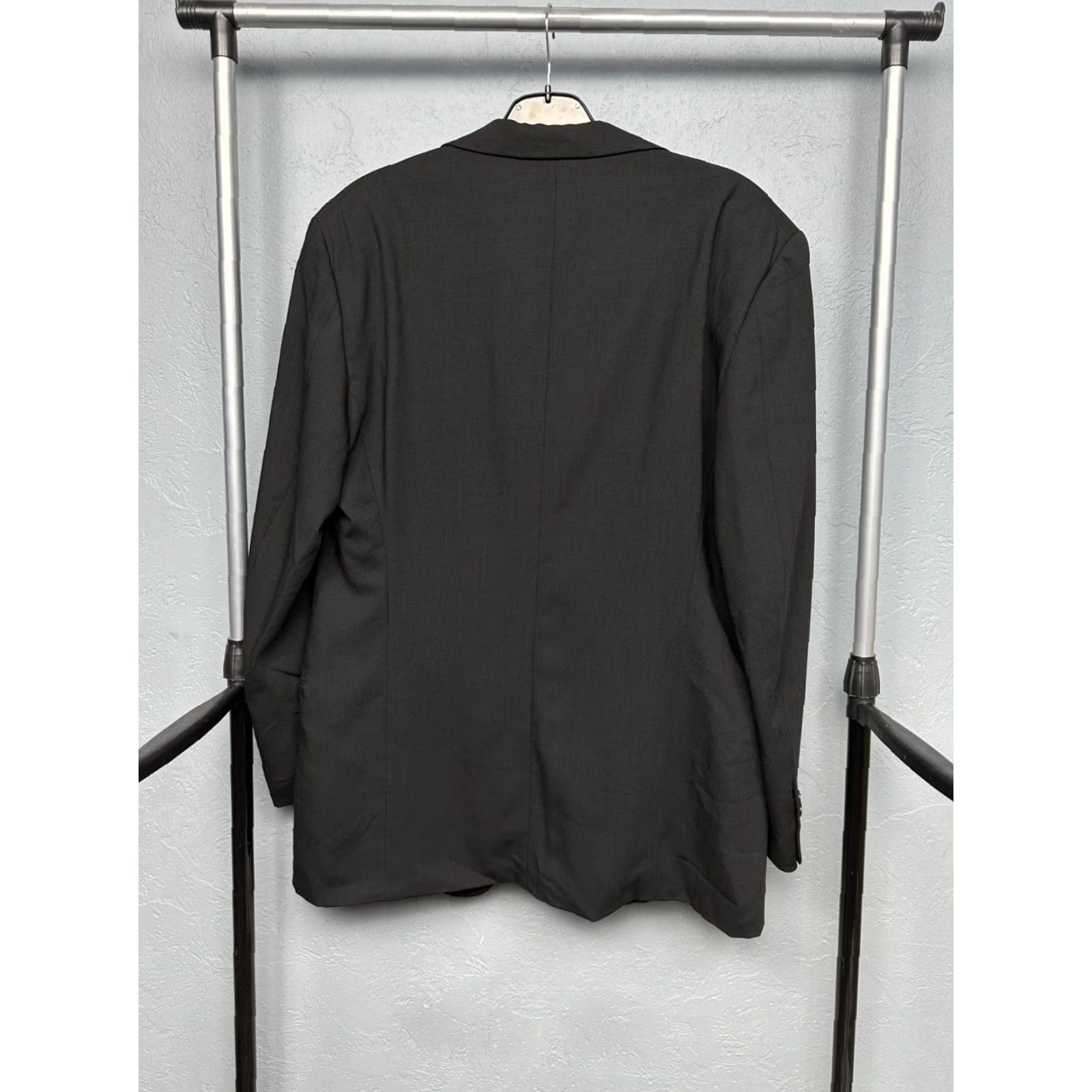 Emporio Armani Emporio Armani Blazer Mens Two Buttons Wool Black Size L Size 42R - 7 Thumbnail