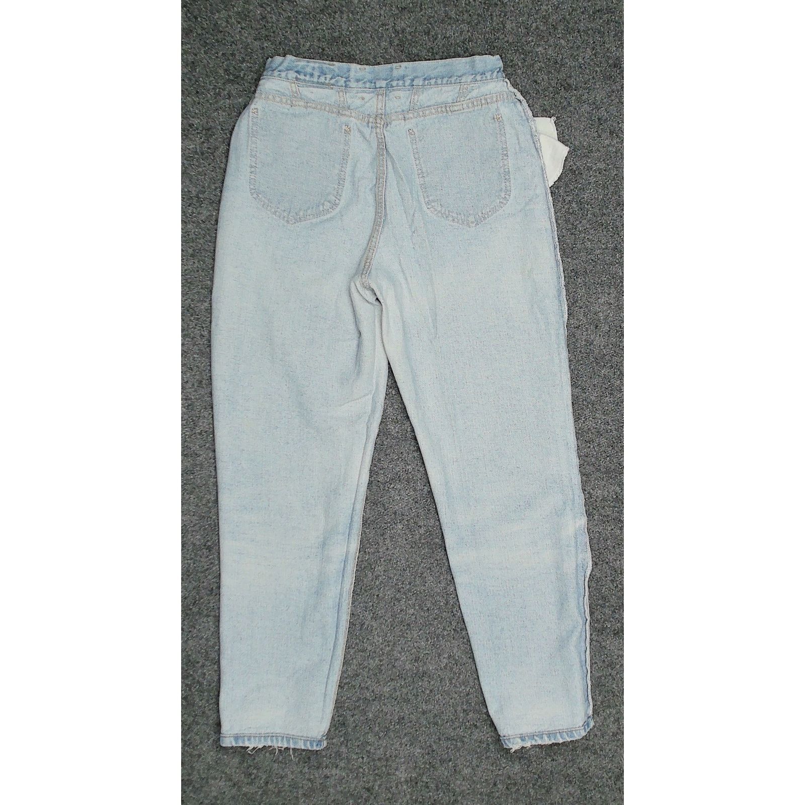 Lee Lee Vintage 80s Union Made High Rise Tapered Jeans W30 L28 Size 32" / US 10 / IT 46 - 6 Thumbnail