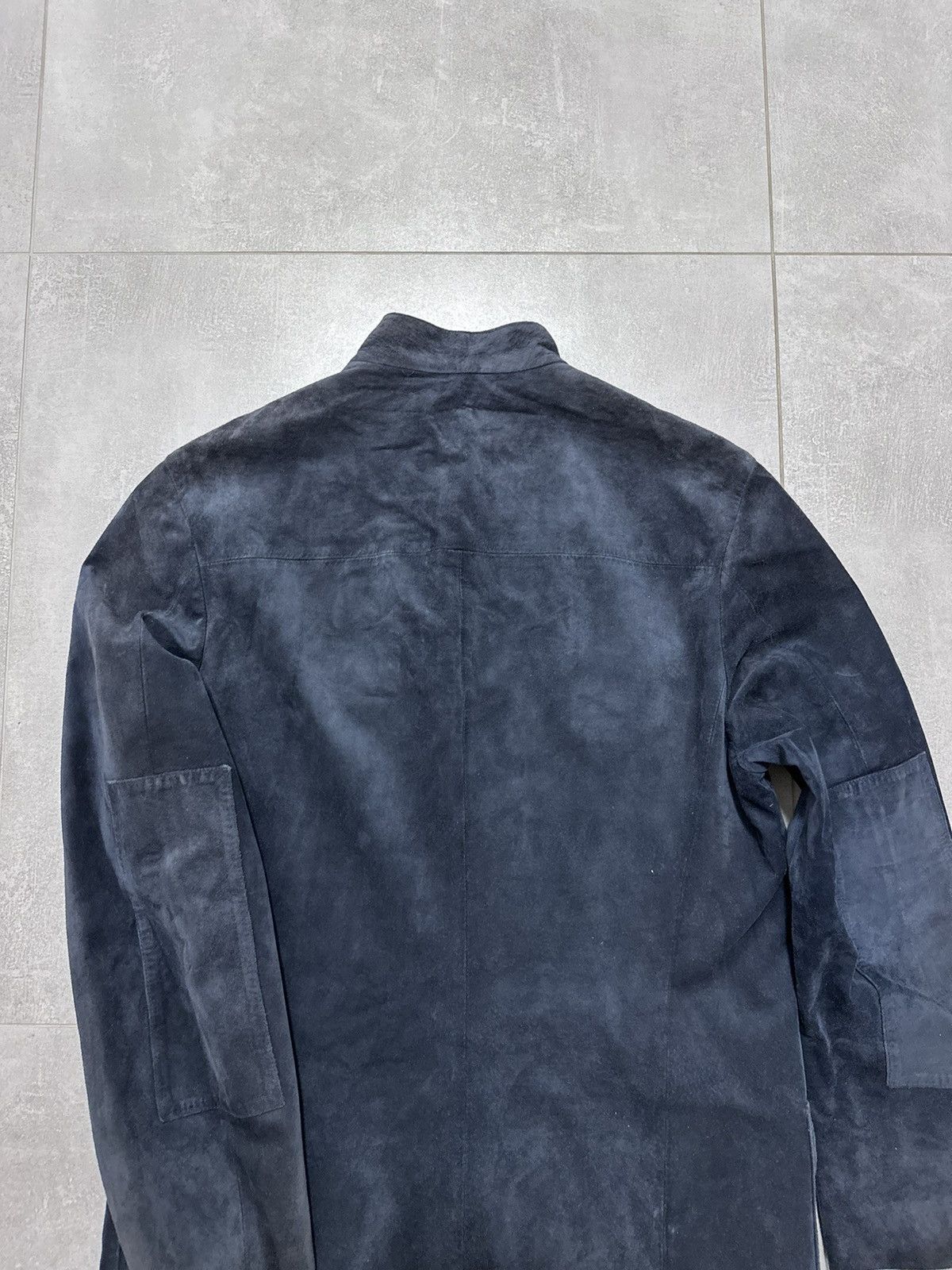Jil Sander Archive Jil Sander Suede Leather Jacket Blue Mens Size 48 Size US M / EU 48-50 / 2 - 4 Thumbnail