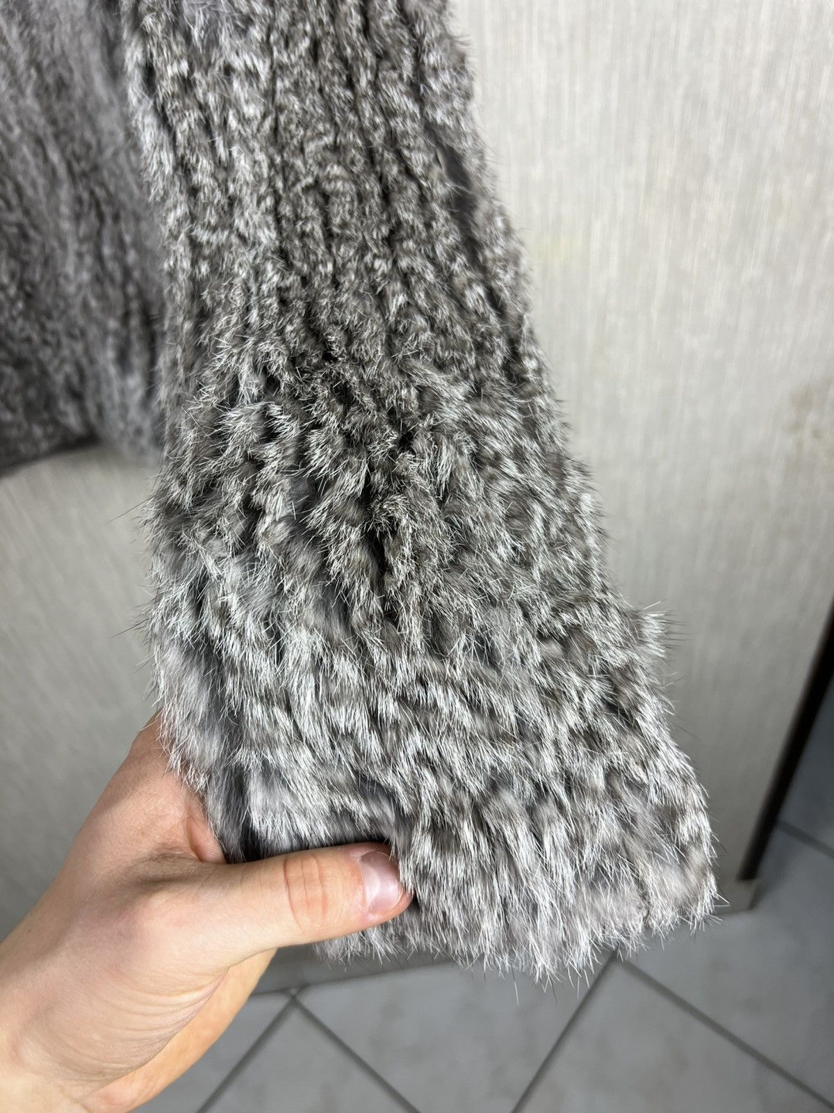 Helmut Lang Archive Helmut Lang vintage real rabbit fur cardigan jacket Size S / US 4 / IT 40 - 22 Thumbnail