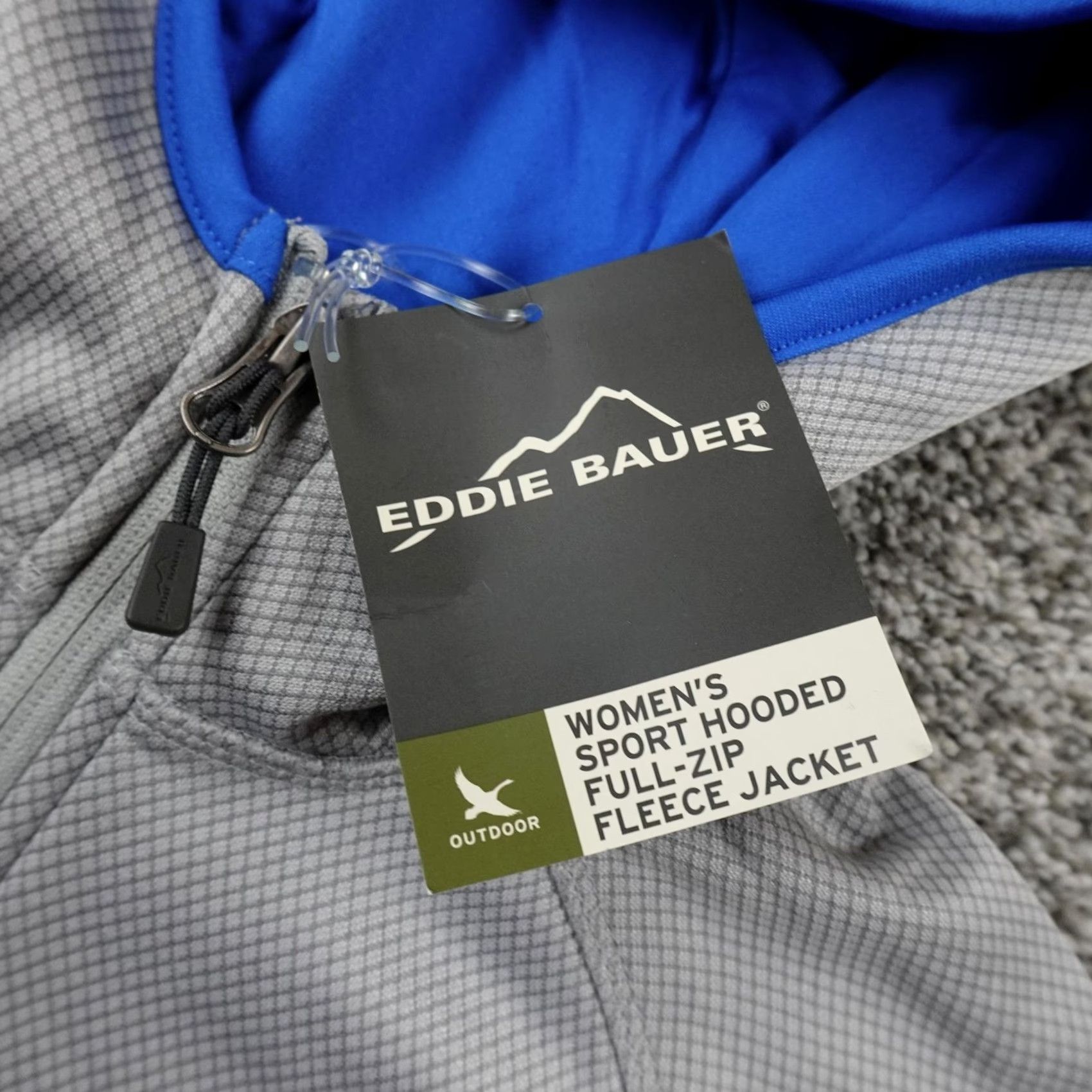 Eddie Bauer Eddie Bauer Jacket Womens S Gray Sport Hooded Full Zip Fleece Outdoor Hiking Jacket Size S / US 4 / IT 40 - 4 Thumbnail
