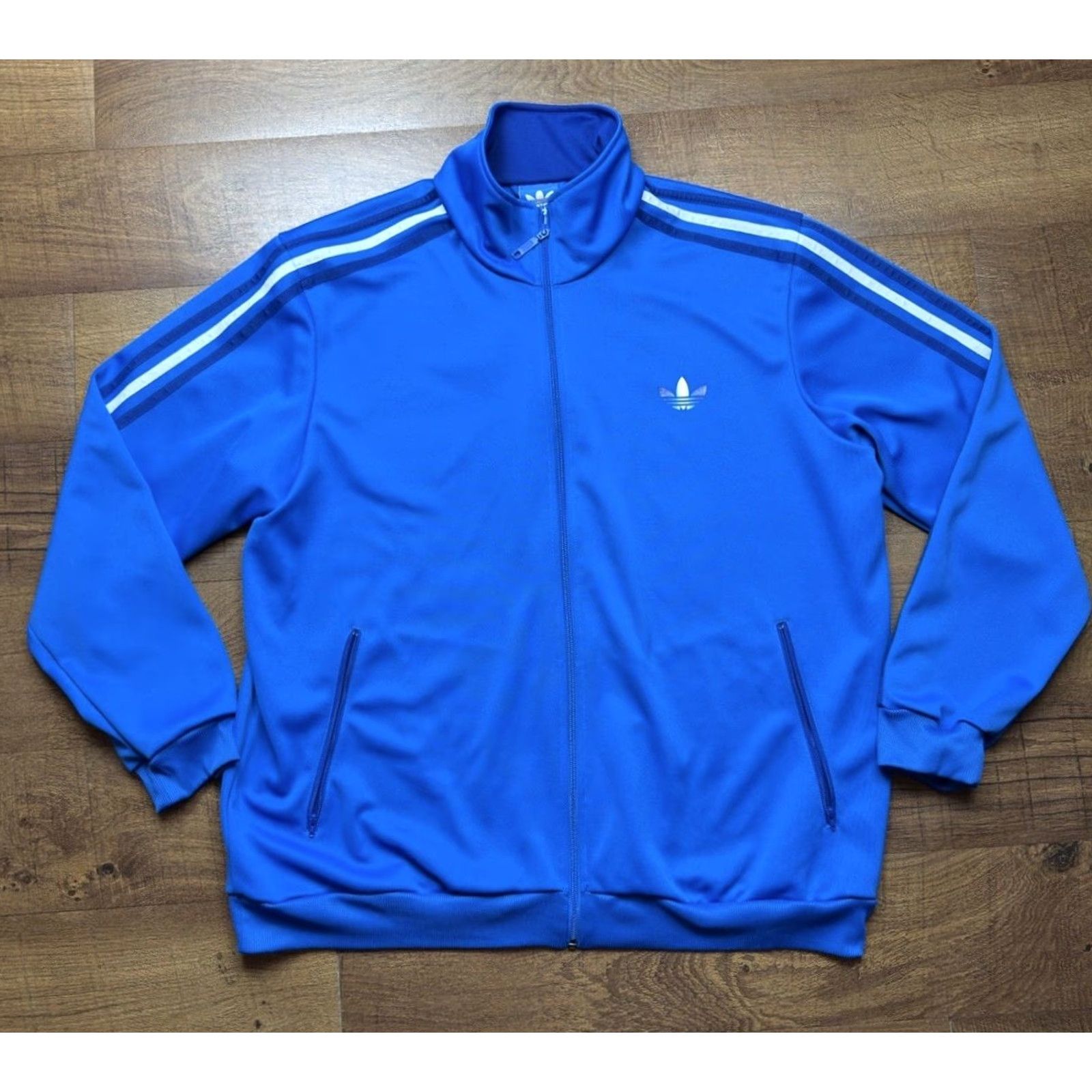 Adidas Adidas Retro Style Firebird Track Jacket Blue Casual Rare 2013 Men’s Size 2XL Size US XXL / EU 58 / 5 - 2 Thumbnail