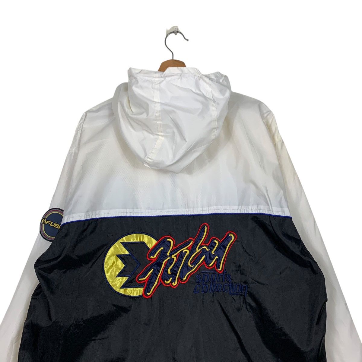 Fubu FUBU Big Logo Hoodie Light Jacket Windbreaker #1932-C84 Size US L / EU 52-54 / 3 - 8 Thumbnail