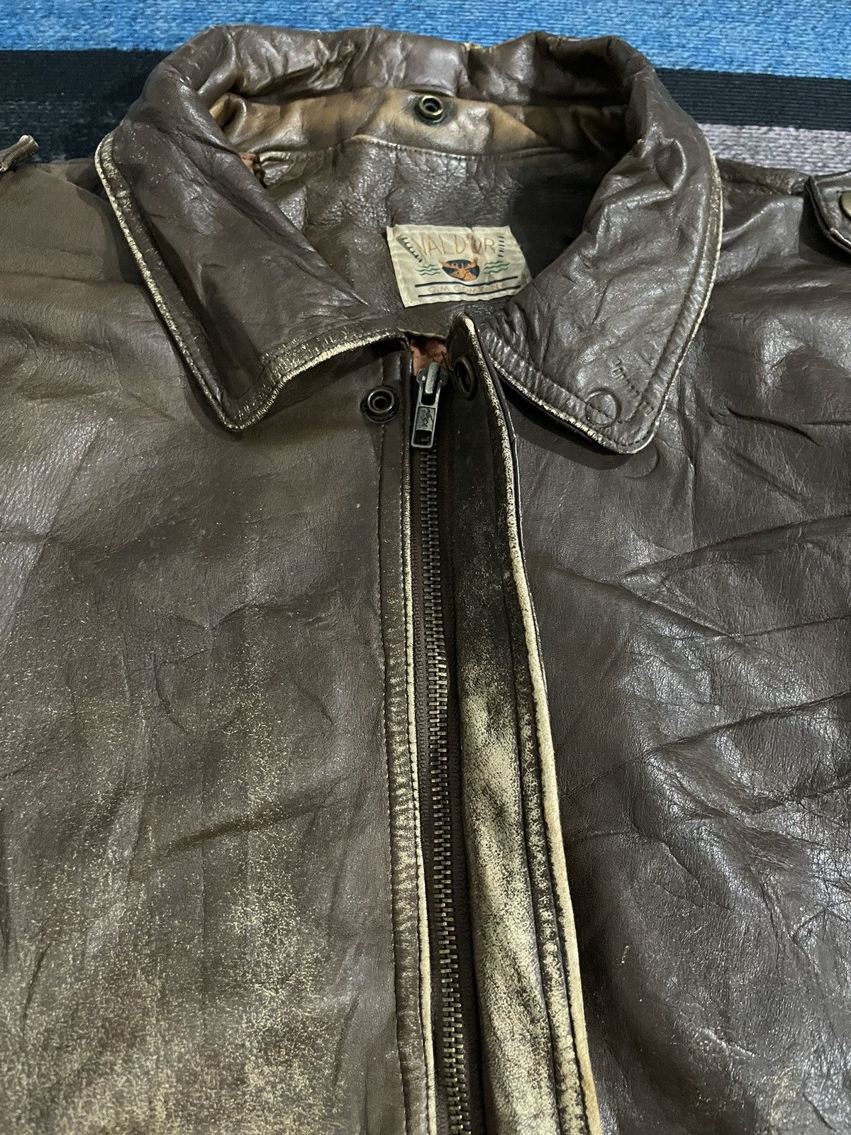 Vintage Vintage Val’dor C.M Company Sheep Leather Jacket Size US L / EU 52-54 / 3 - 12 Thumbnail