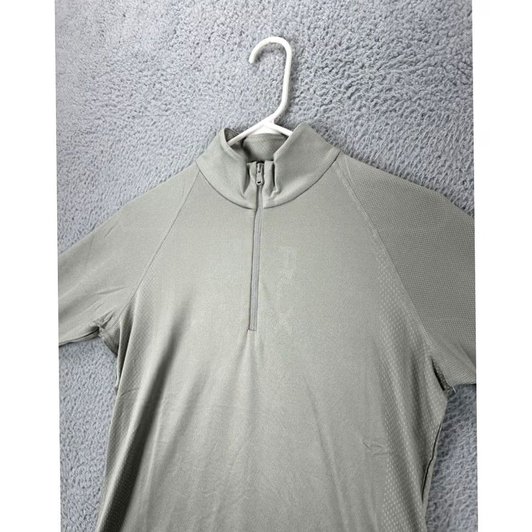 RLX Ralph Lauren RLX Ralph Lauren Shirt Womens Small Grey Quarter Zip Pullover Raglan Sleeve NEW Size S / US 4 / IT 40 - 6 Thumbnail