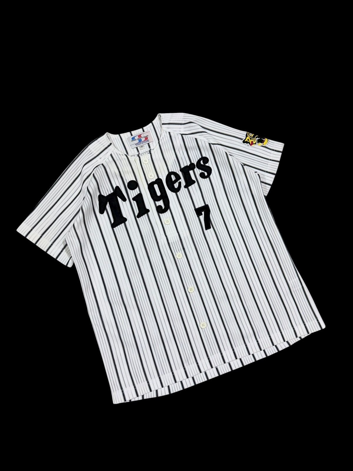 Japanese Brand Vtg🔥90’s Hashin Tigers Baseball Jersey #7 IMAOKA Size US S / EU 44-46 / 1 - 5 Thumbnail