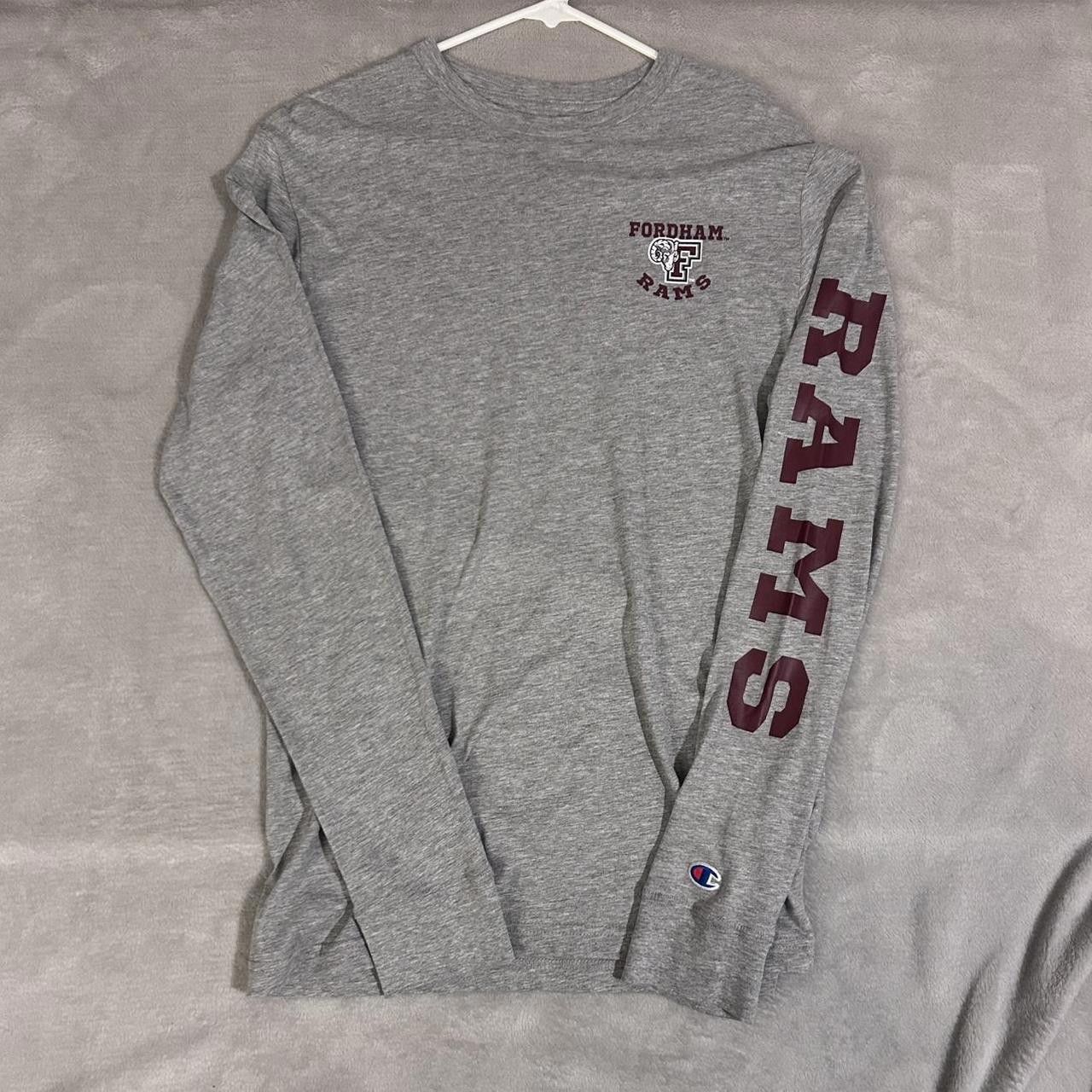 Champion Champion Men's Grey and Burgundy Tshirt Size US M / EU 48-50 / 2 - 1 Thumbnail