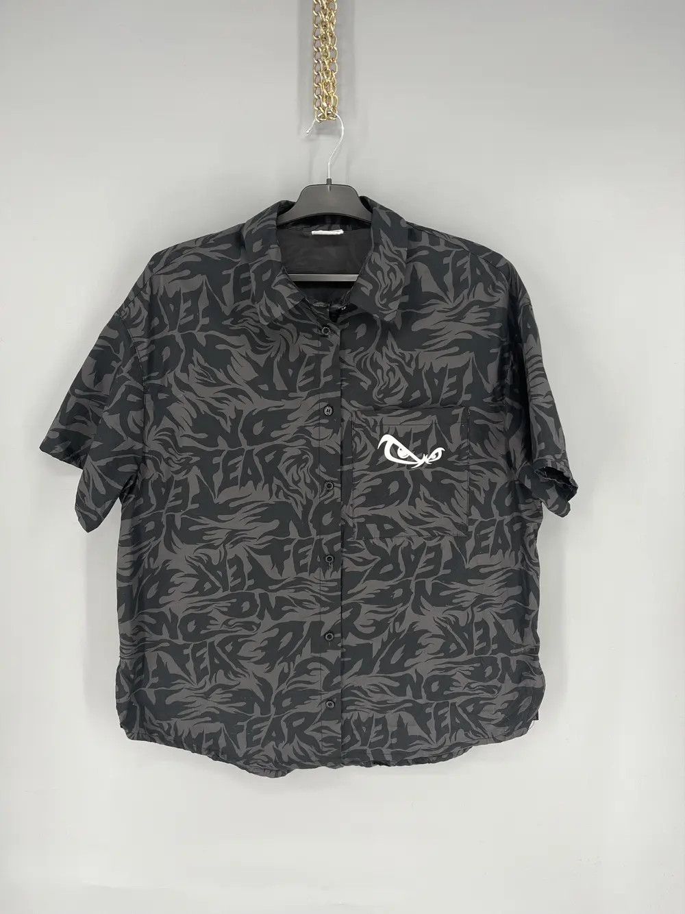 Japanese Brand VINTAGE 90s NO FEAR BIG LOGO SHIRT HIPHOP MONOGRAM Size US S / EU 44-46 / 1 - 1 Thumbnail