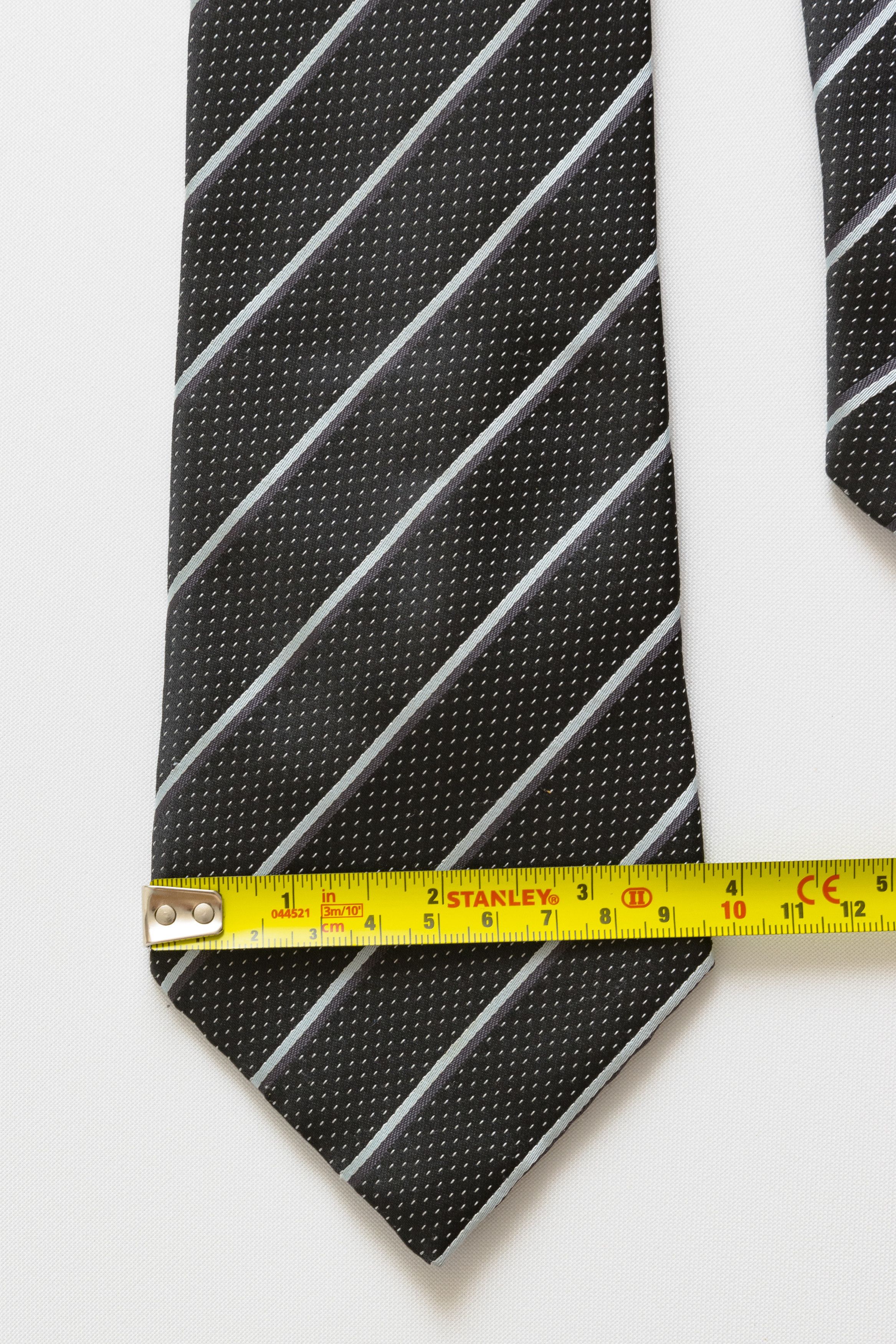 Vintage Roccobarocco Tie abstract pattern print necktie silk tie 040 Size ONE SIZE - 4 Thumbnail
