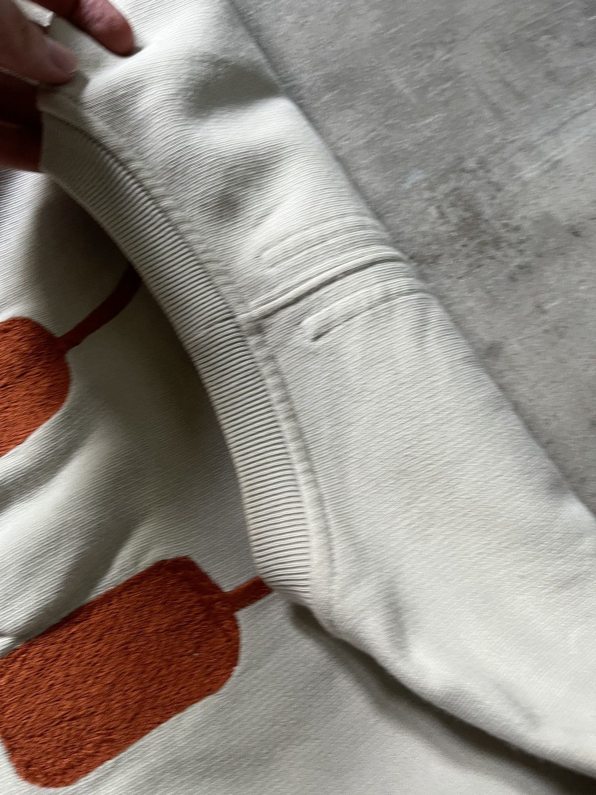 Rick Owens Rick Owens DRKSHDW embroidered sweatshirt robot logo beige Size US S / EU 44-46 / 1 - 12 Thumbnail