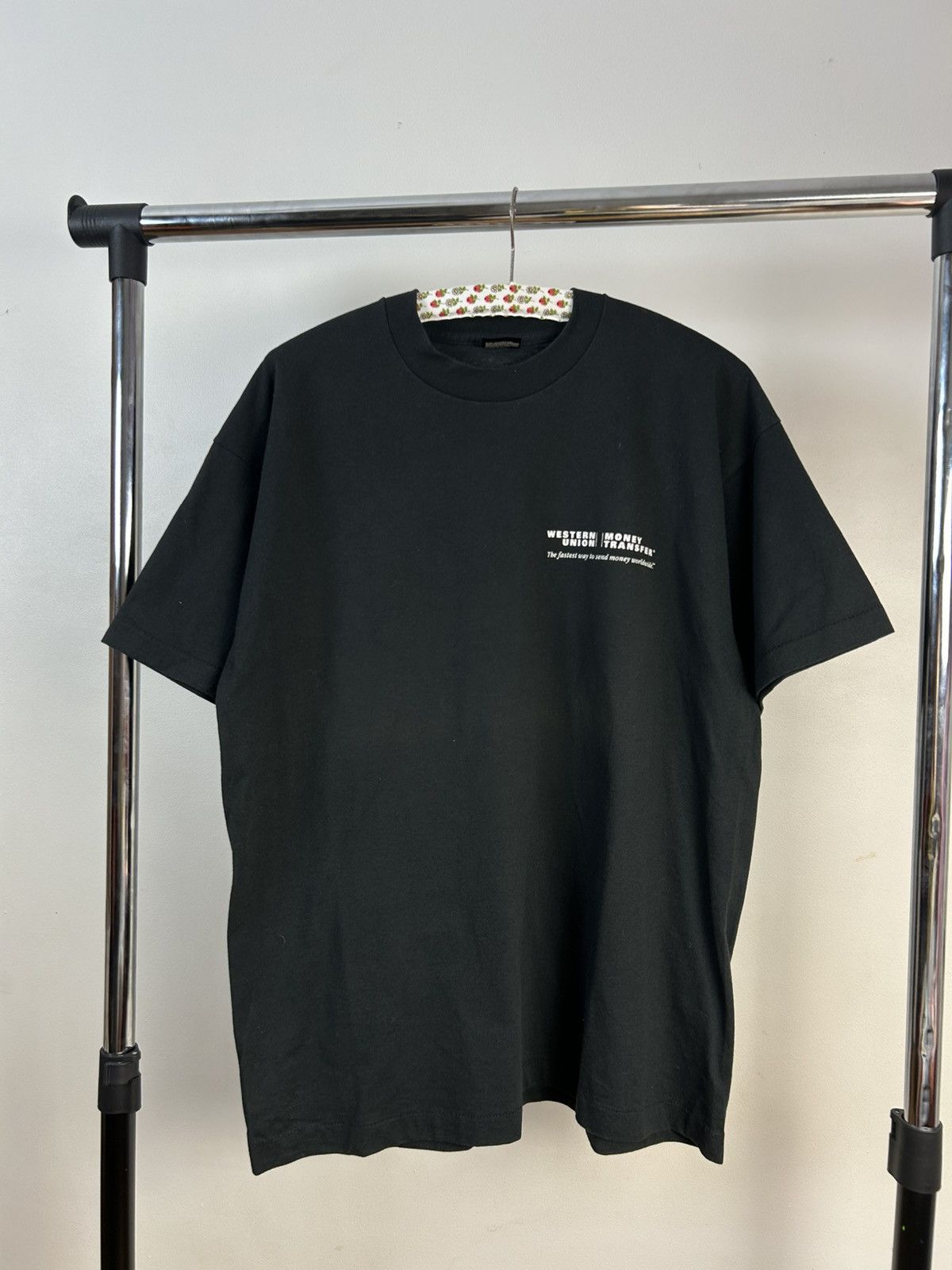 Vintage Vintage 1990s Western Union Money Transfer T-Shirt Flags XL Size US XL / EU 56 / 4 - 3 Thumbnail