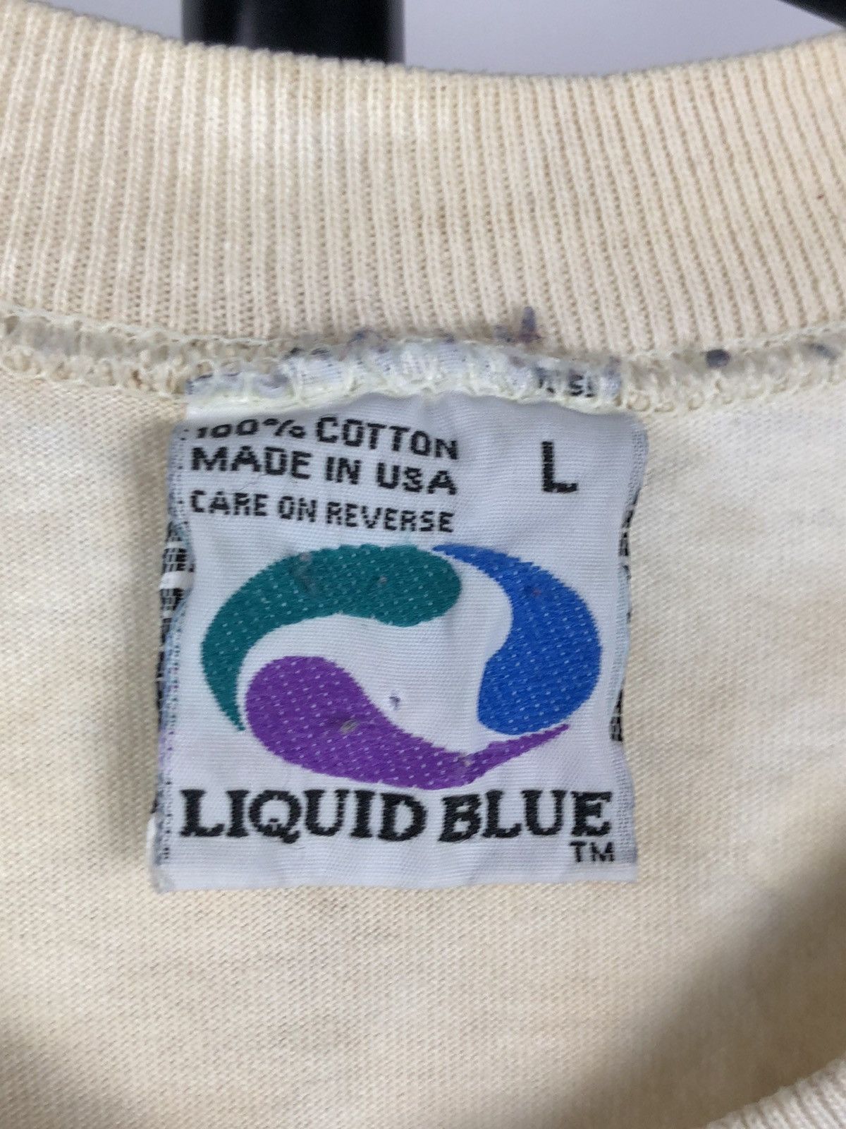 Liquid Blue VERY RARE VINTAGE LIQUID BLUE OVERPRINT MADE IN U.S.A 1994 Size US L / EU 52-54 / 3 - 7 Thumbnail