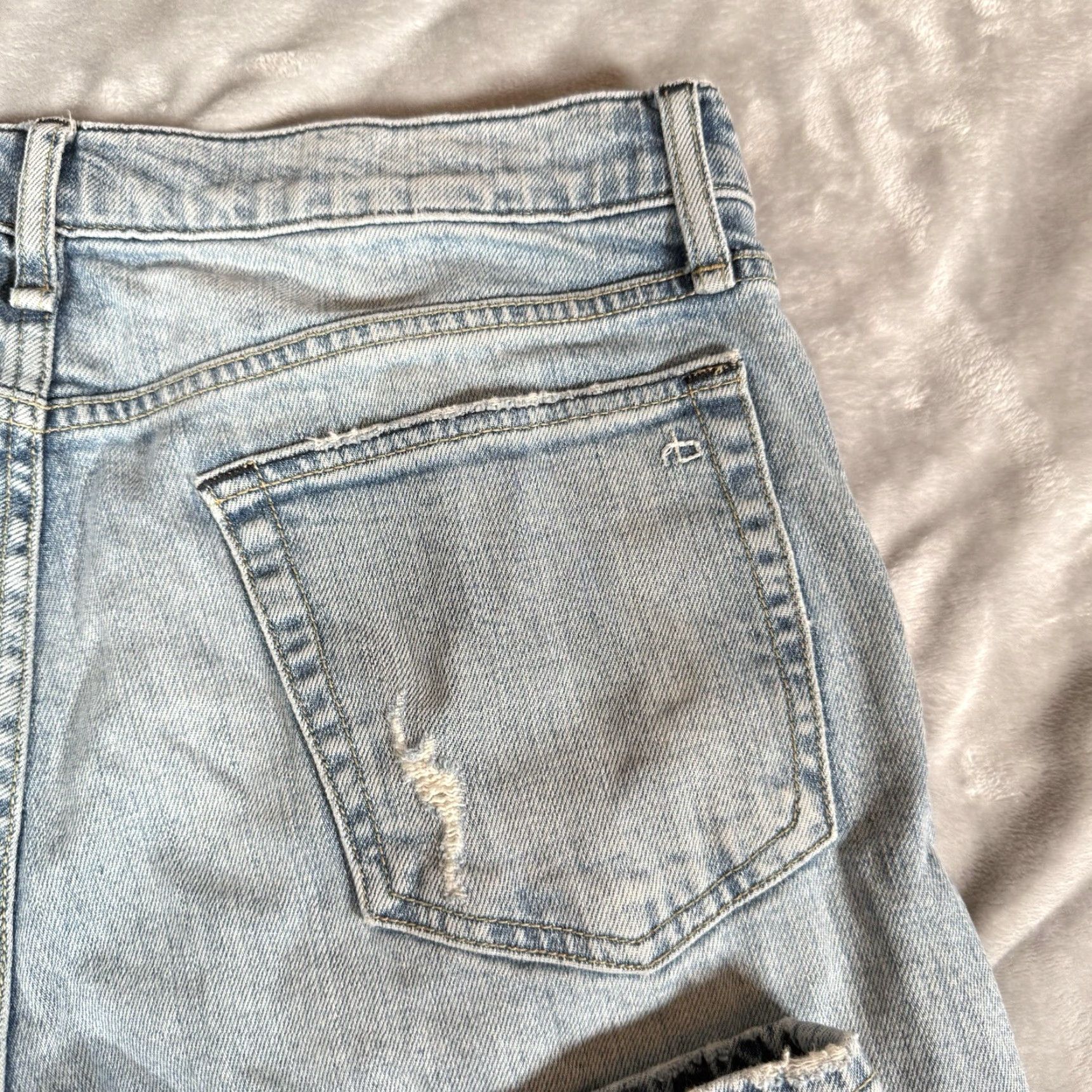 Rag & Bone rag & bone Fit 2 Slim Jeans Mens 34x32 Light Wash Button Fly Denim Slim Tapered 5-Pocket Logo Size US 34 / EU 50 - 2 Thumbnail