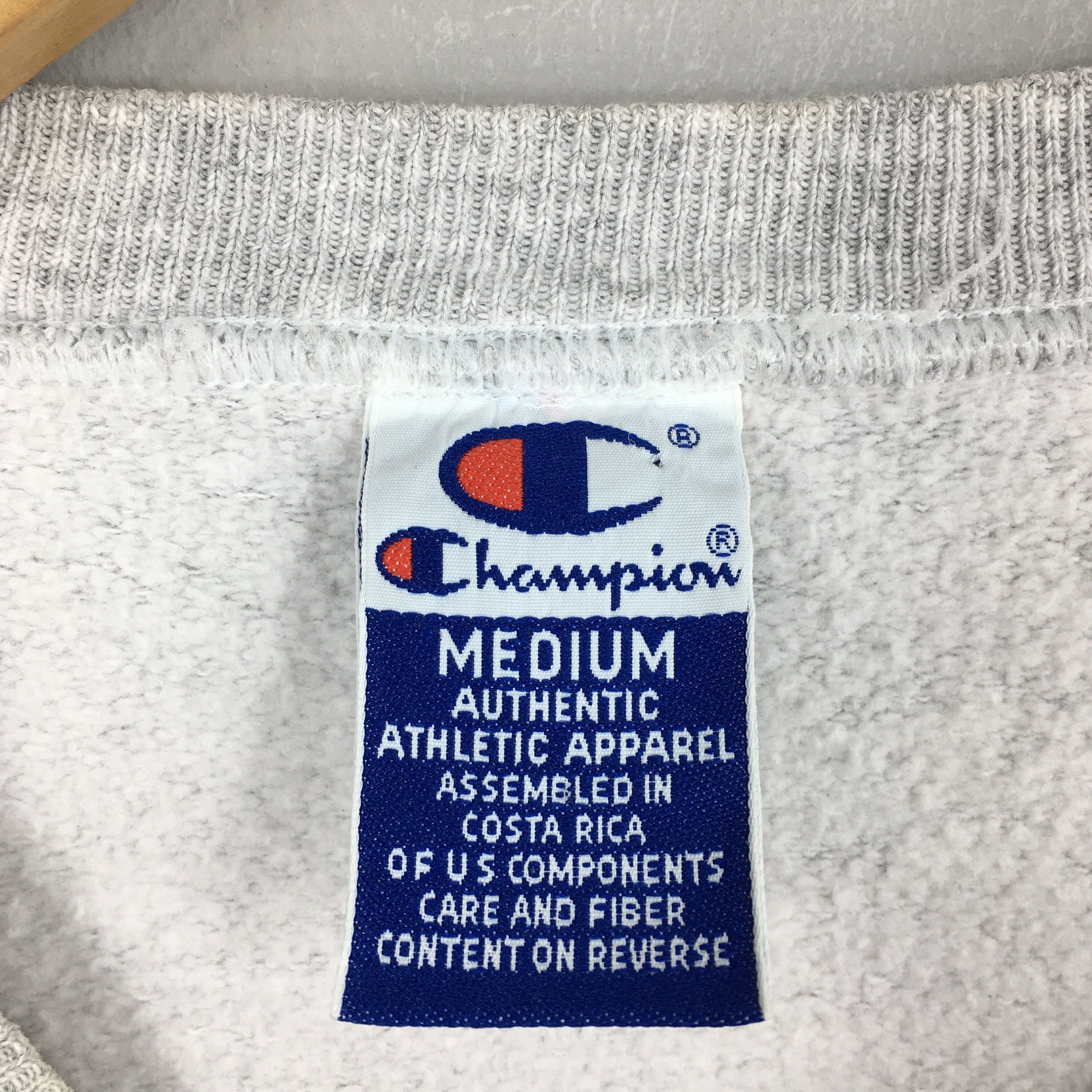 Champion Vintage 90s Champion Sportswear Gray Sweatshirt Medium Size US M / EU 48-50 / 2 - 5 Thumbnail