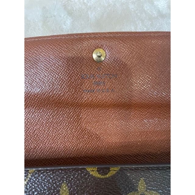 Louis Vuitton Louis Vuitton Monogram Porte Tresor Etui Papiers Trifold Wal Size ONE SIZE - 4 Thumbnail