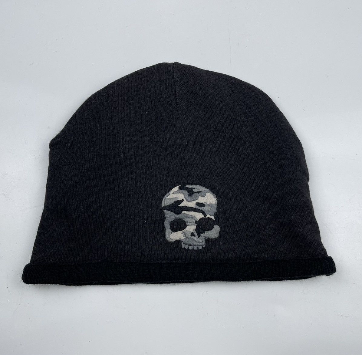 Japanese Brand hydrogen jeans skull beanie hat snow cap Size ONE SIZE - 2 Thumbnail