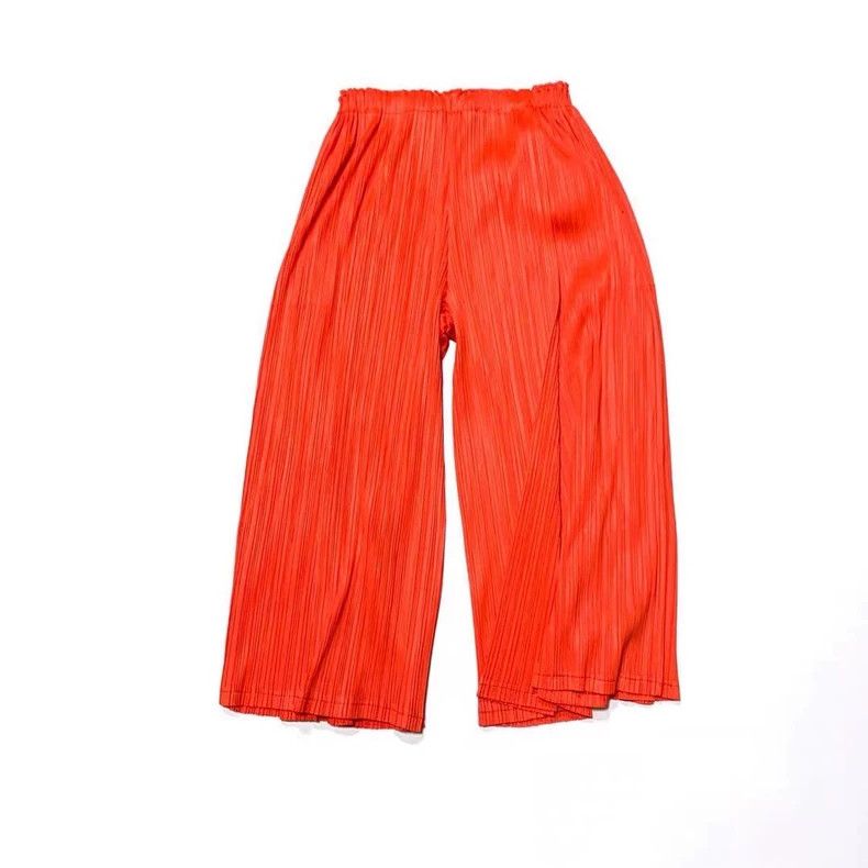 Issey Miyake Issey Miyake size:3 Red pleated pants Size 24" / US 00 / IT 34 - 4 Thumbnail