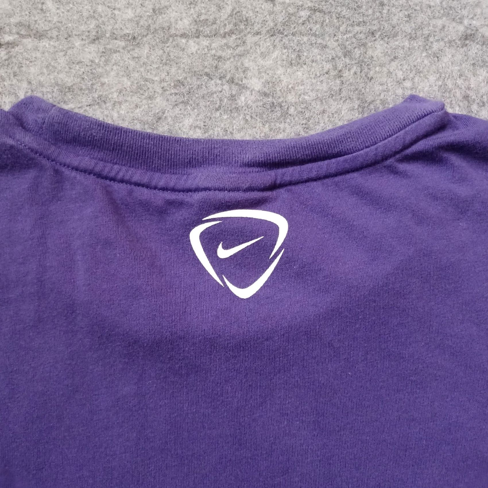Nike Nike Dri-FIT Soccer T-Shirt Mens XL Purple Swoosh Logo Cassette Languages Size US XL / EU 56 / 4 - 3 Thumbnail