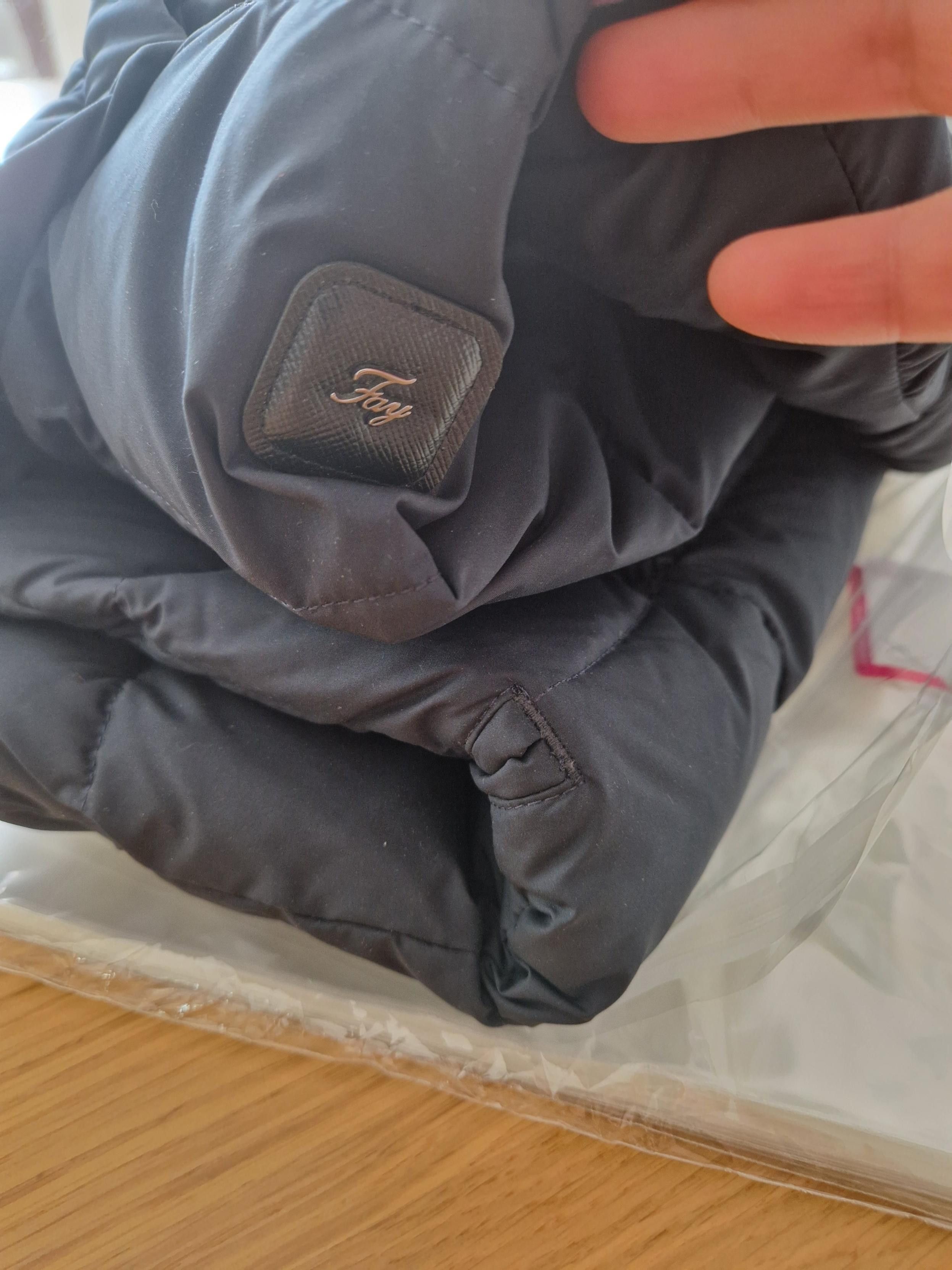 Fay Fay Double Front Quilted Down Jacket – Navy Blue – Size S Size US S / EU 44-46 / 1 - 7 Thumbnail